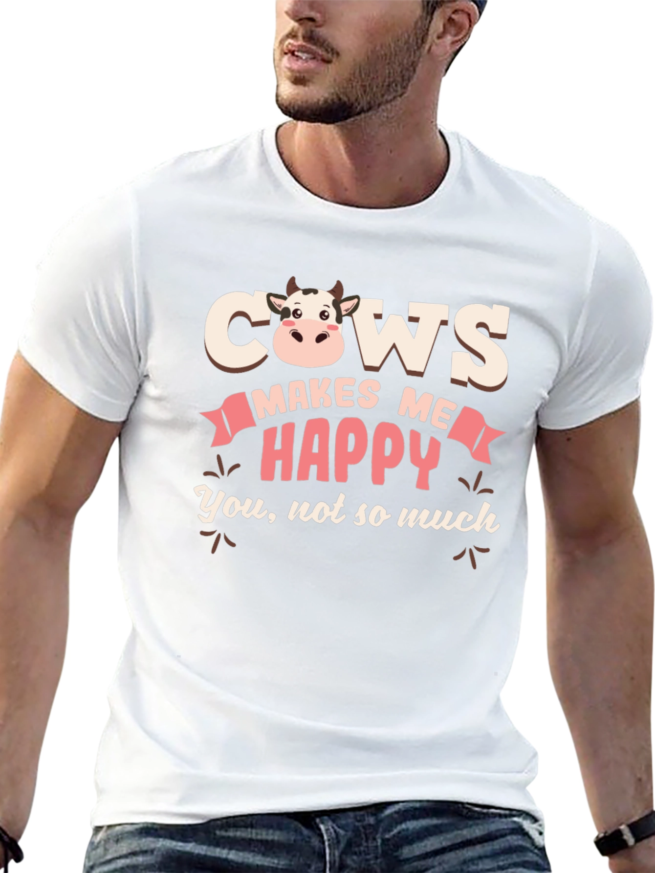 Cows Make Me Happy T-Shirt