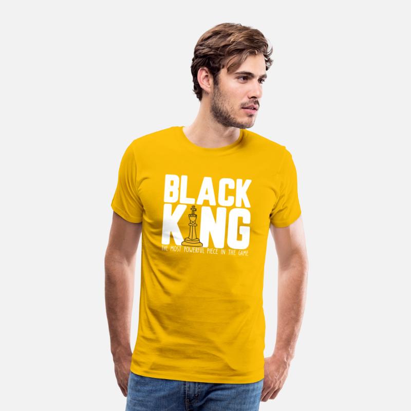 Funny black king the most powerful piece