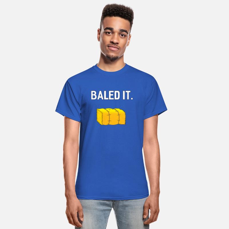 Funny Farming Pun Baled It Hay Bale Joke