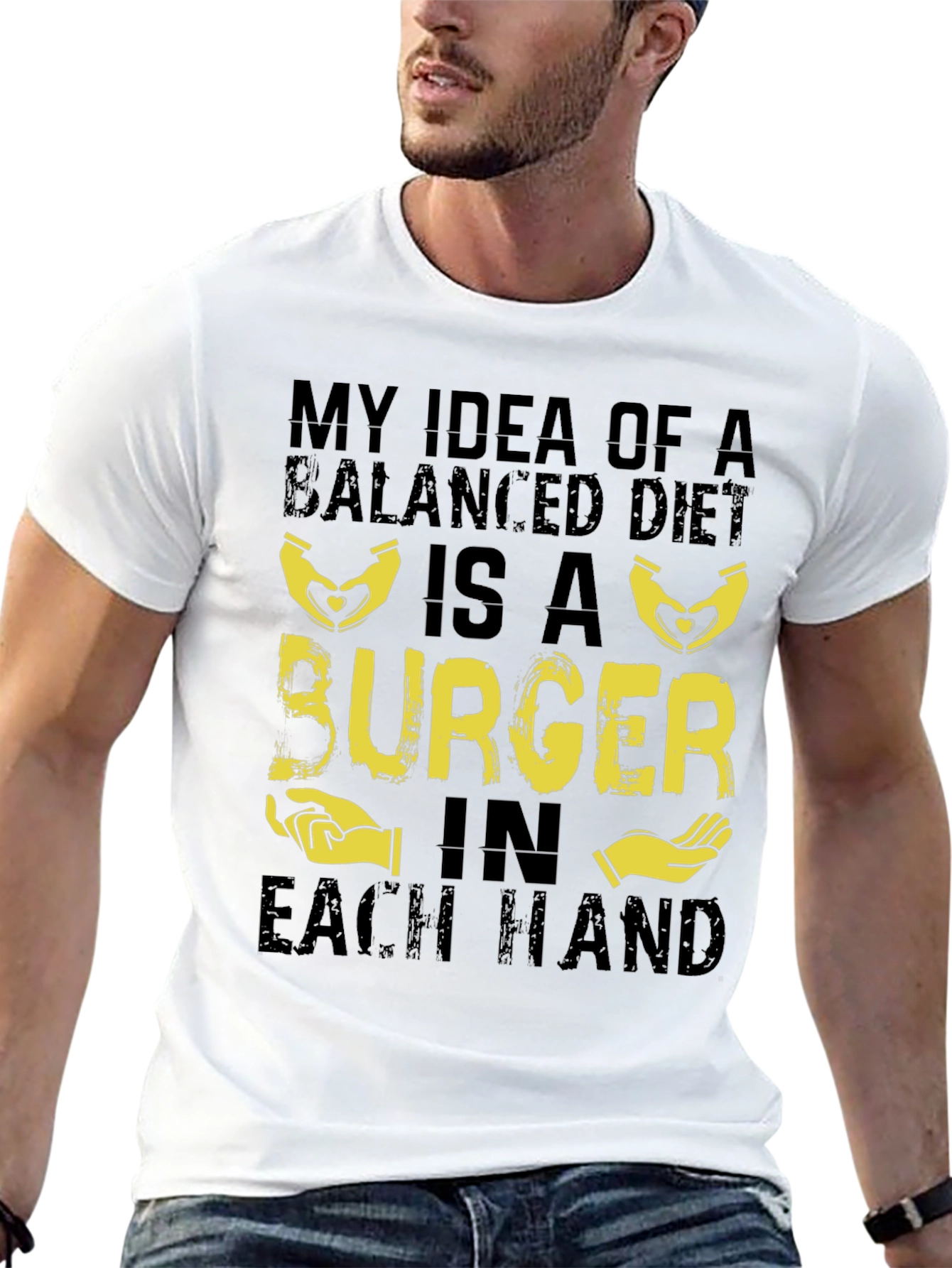 Burger Balanced Diet T-Shirt
