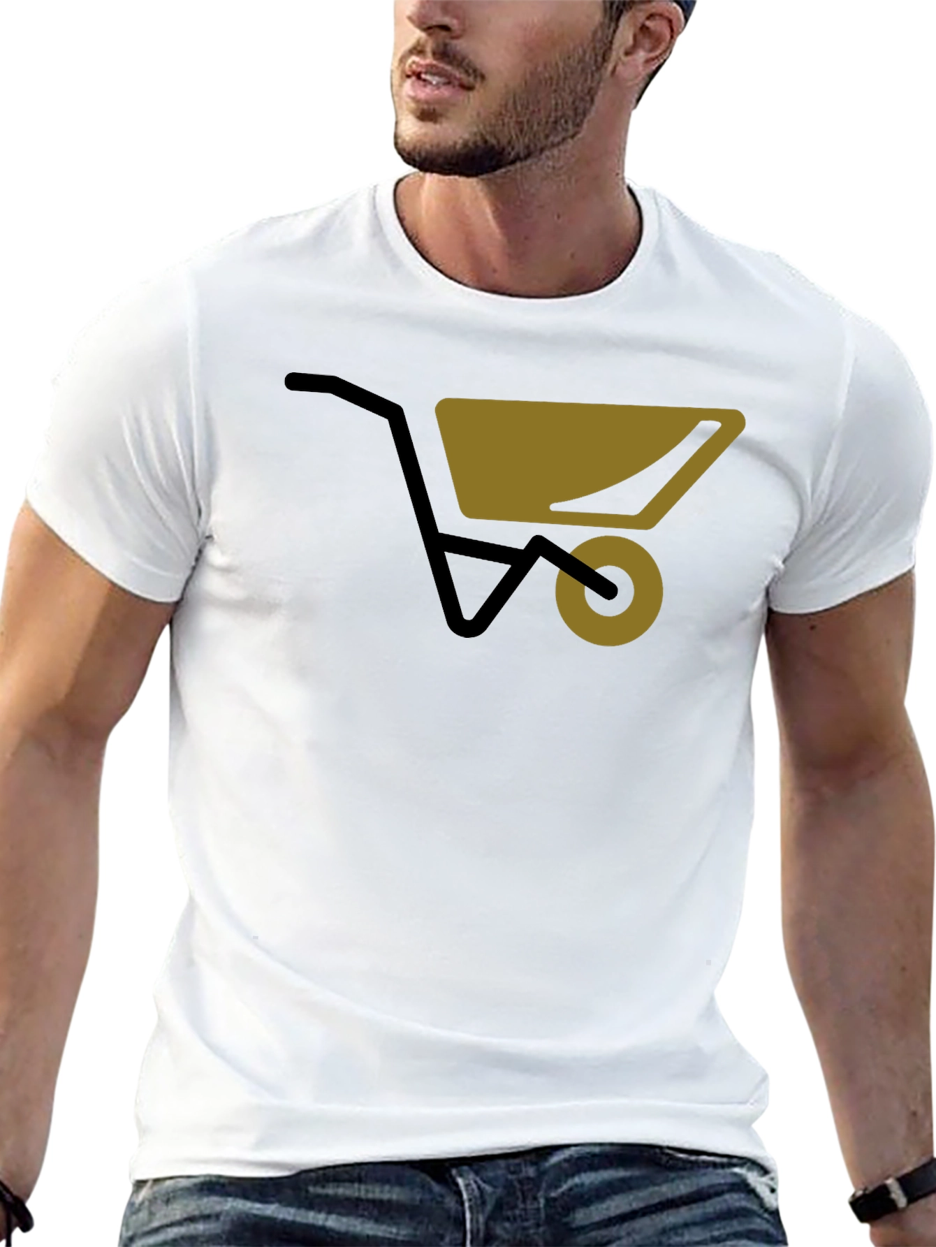 Wheelbarrow Graphic Tee - Black