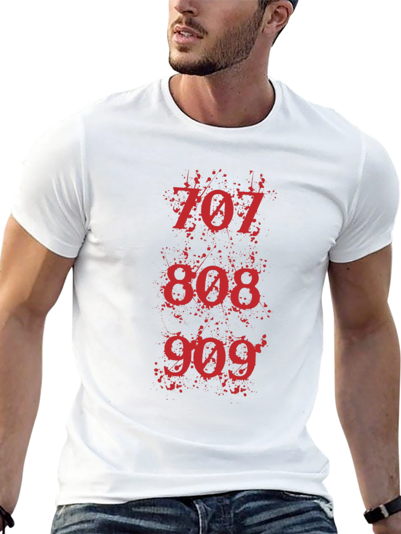 707 808 909 Music Producer Black T-Shirt