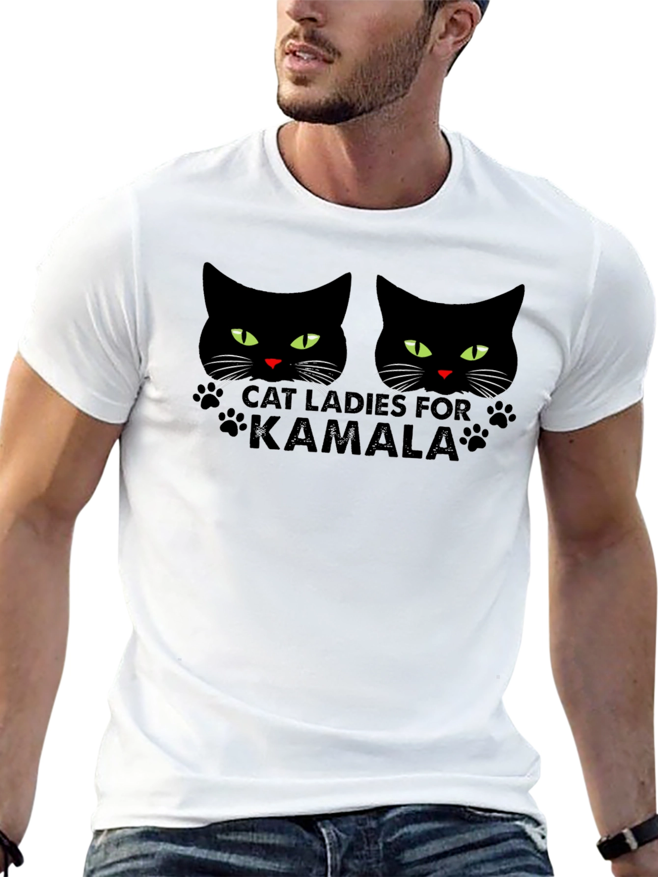 Cat Ladies For Kamala T-Shirt - Political Shirt
