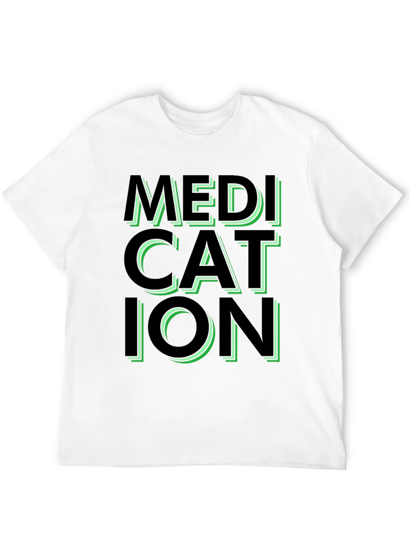Medication Graphic Tee - Trendy Statement Shirt