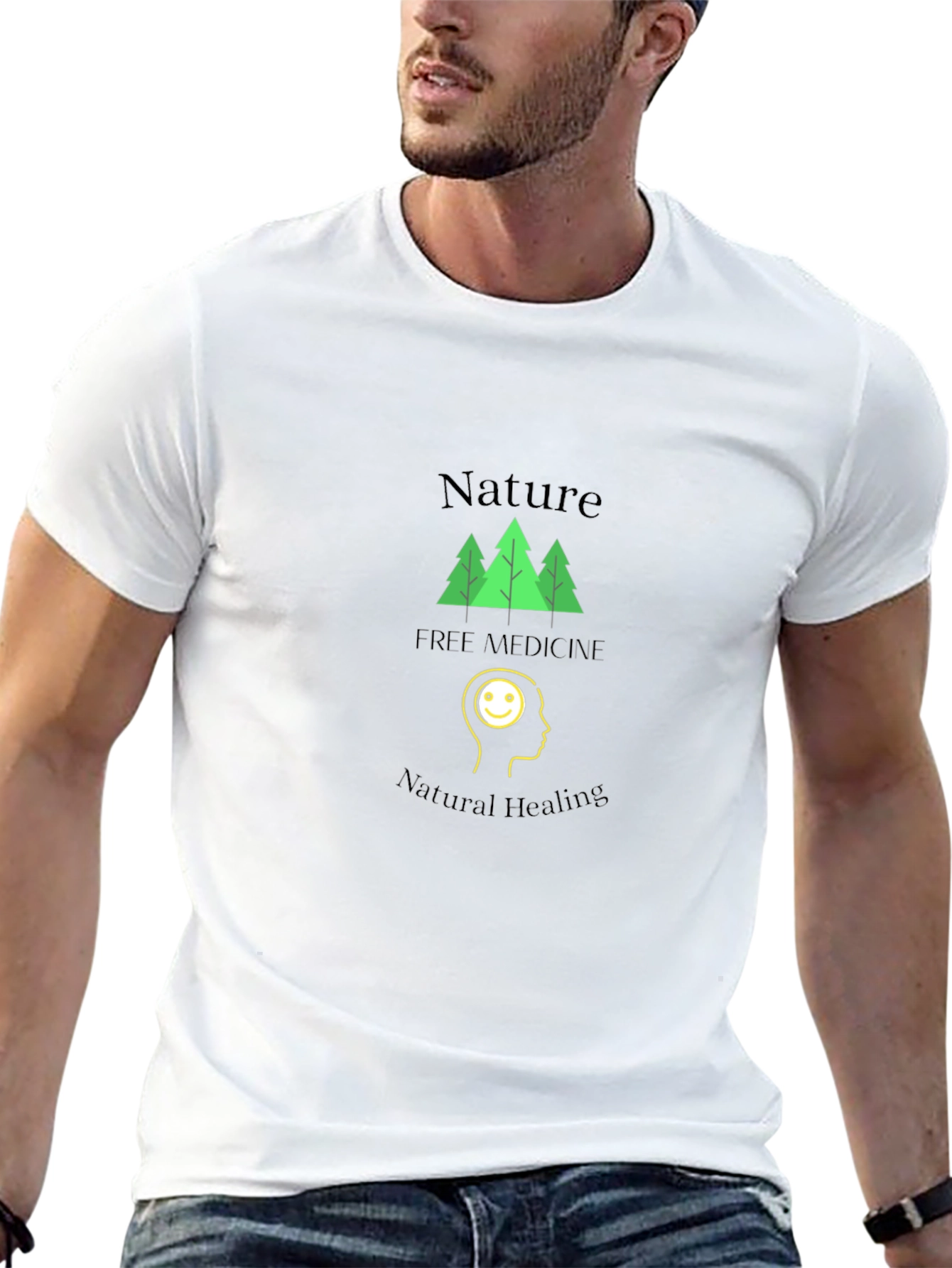 Nature Heals T-Shirt - Natural Medicine Design