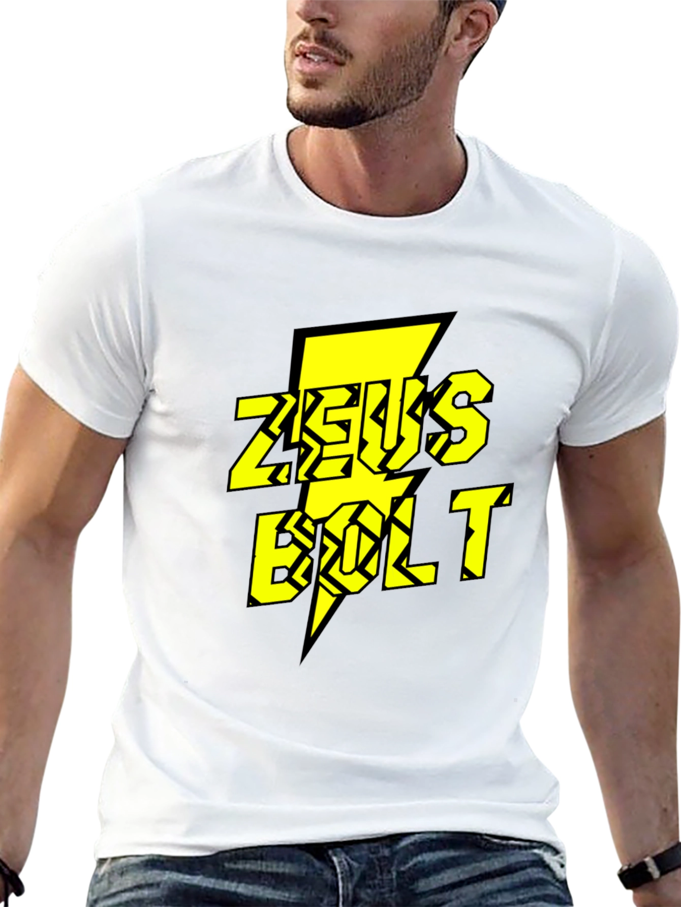 Zeus Bolt Graphic Tee - Electric Style