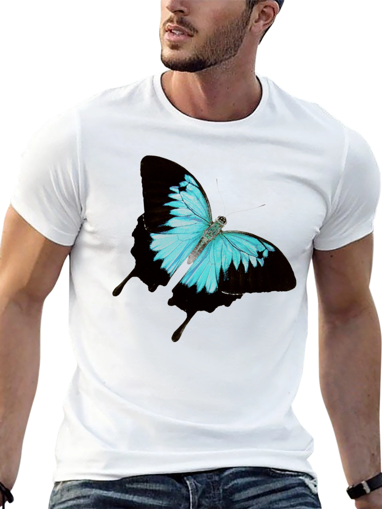 Butterfly Graphic Tee - Classic Black T-Shirt
