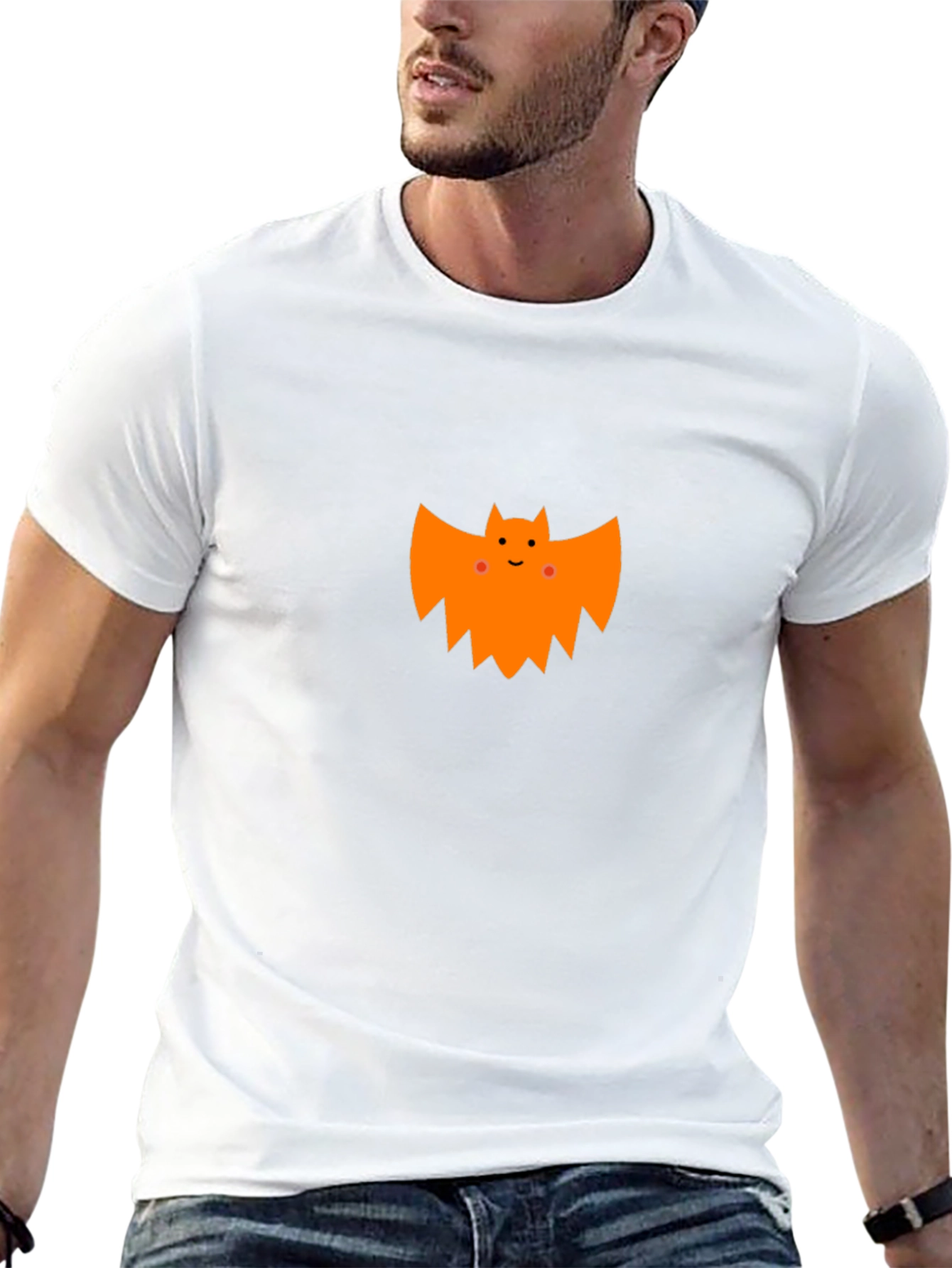Cute Halloween Bat Graphic T-Shirt
