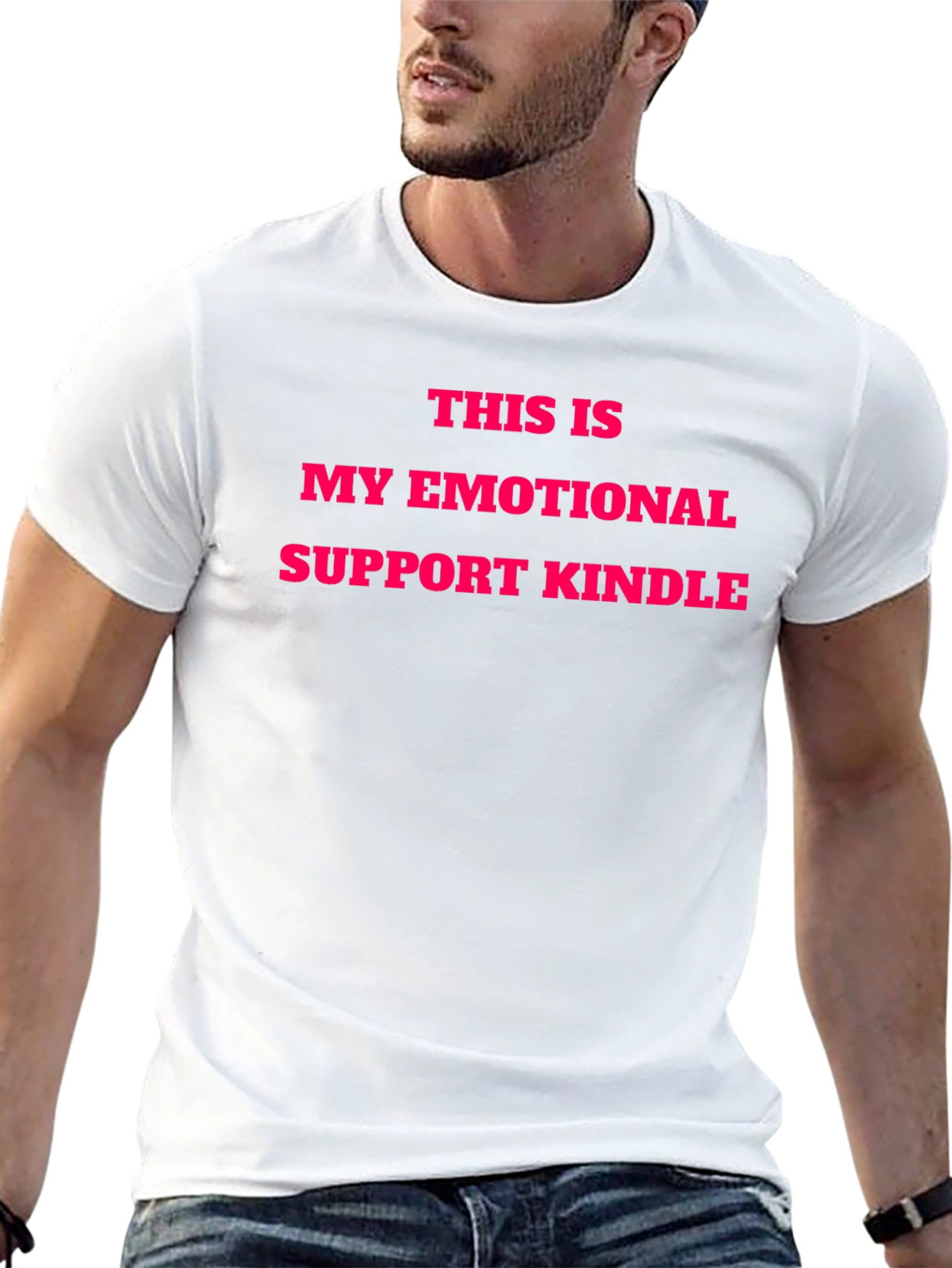 Emotional Support Kindle T-Shirt