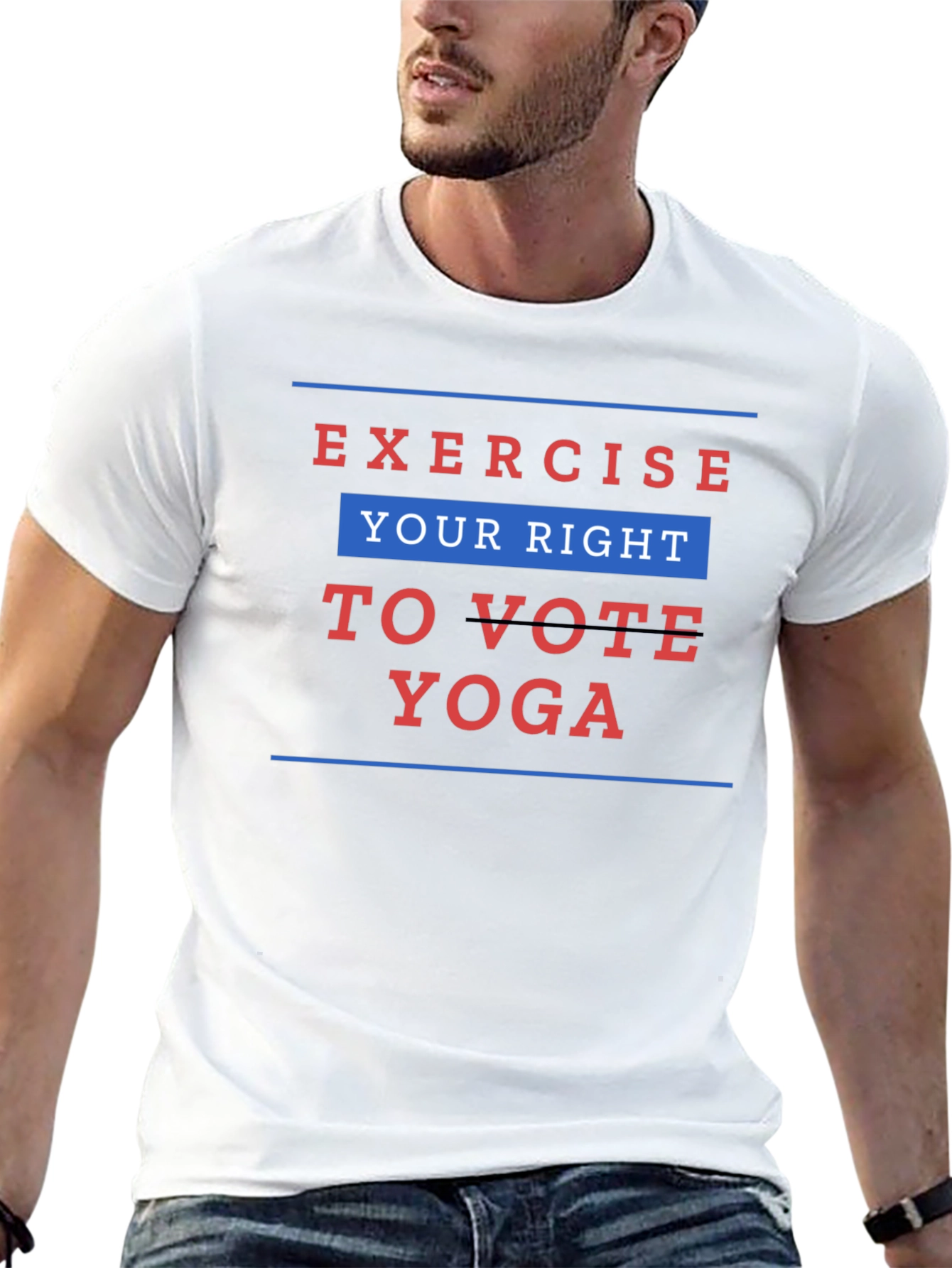 Exercise Your Right to Vote Yoga Graphic Tee