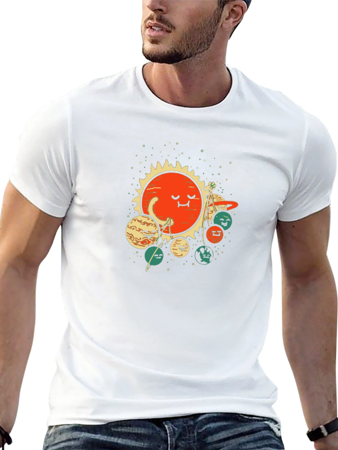 Solar System T-Shirt - Cute Planet Design