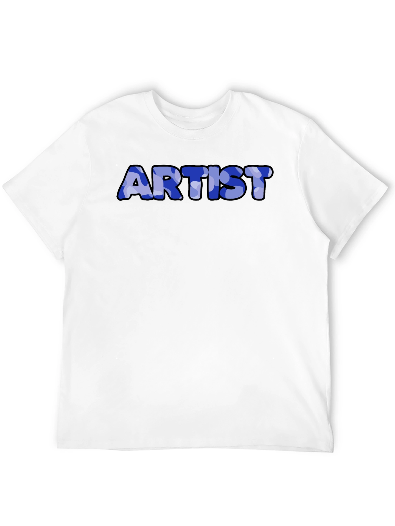 Artist Camo Print Black T-Shirt