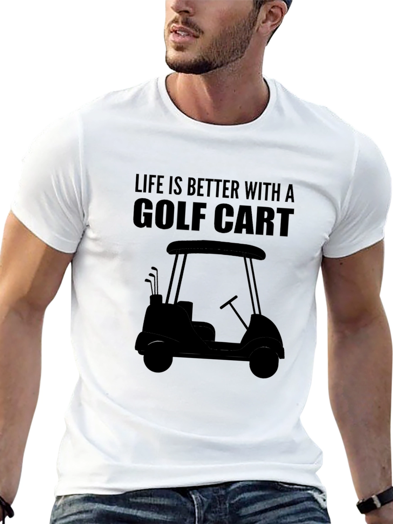 Life is Better with a Golf Cart T-Shirt