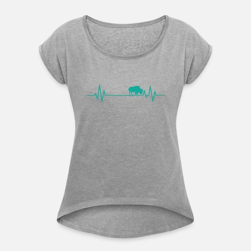 Heartbeat Line Bison Animal