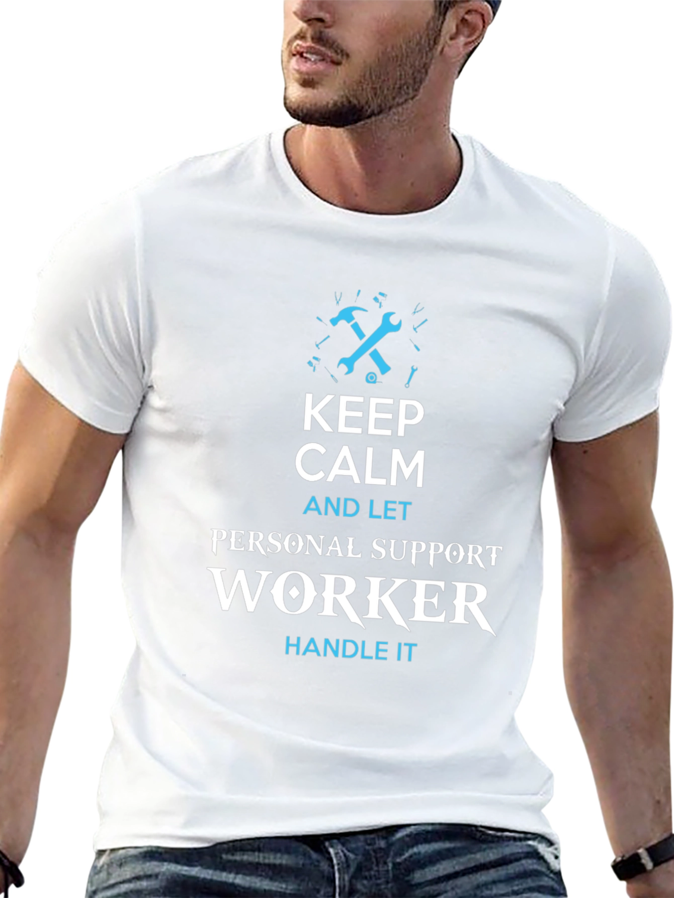 Keep Calm Personal Support Worker T-Shirt