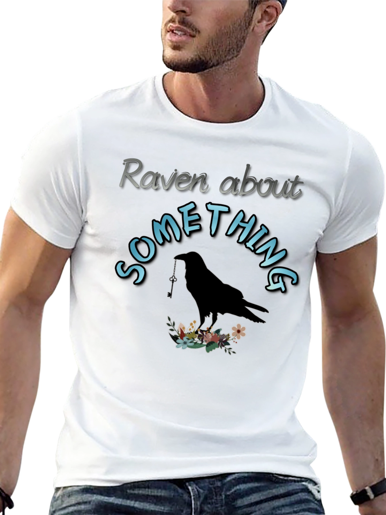 Raven About Something Graphic Tee