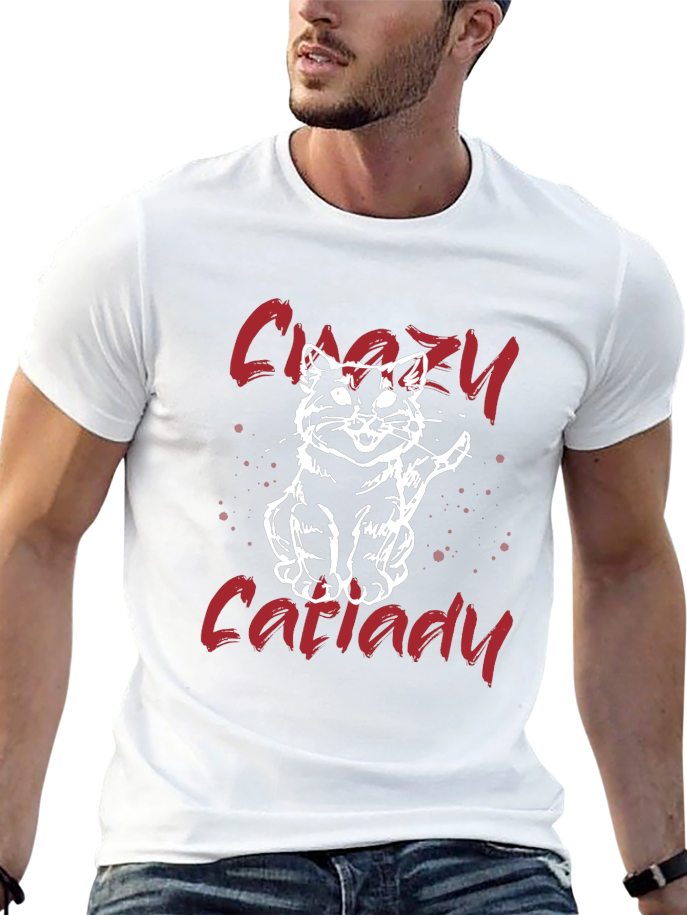 Crazy Cat Lady Graphic T-Shirt