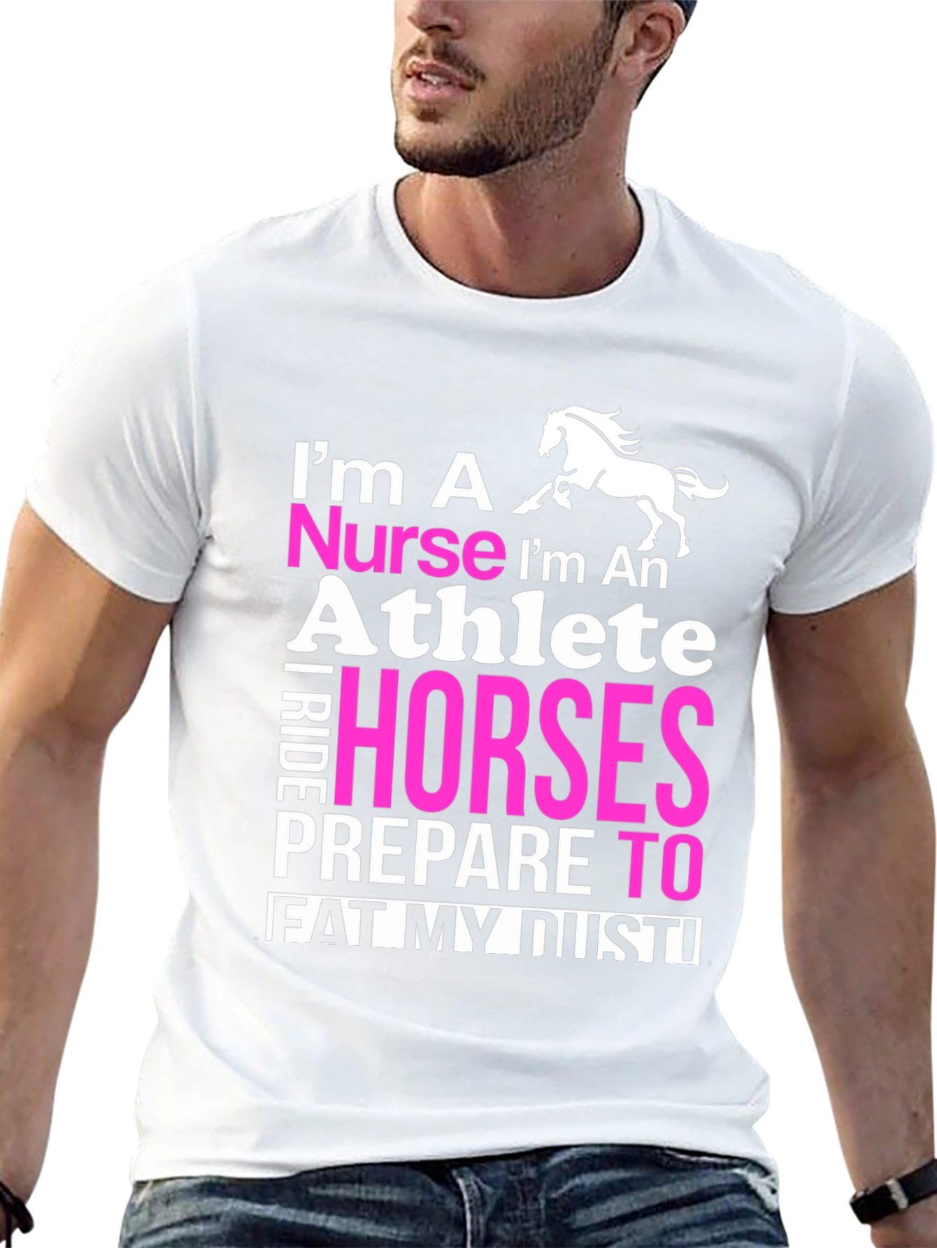 Nurse Athlete Horse Rider T-Shirt