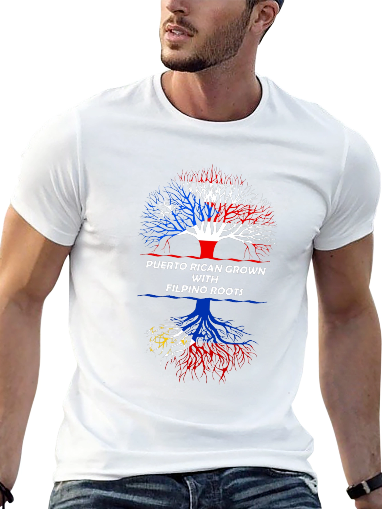 Puerto Rican Filipino Roots T-Shirt