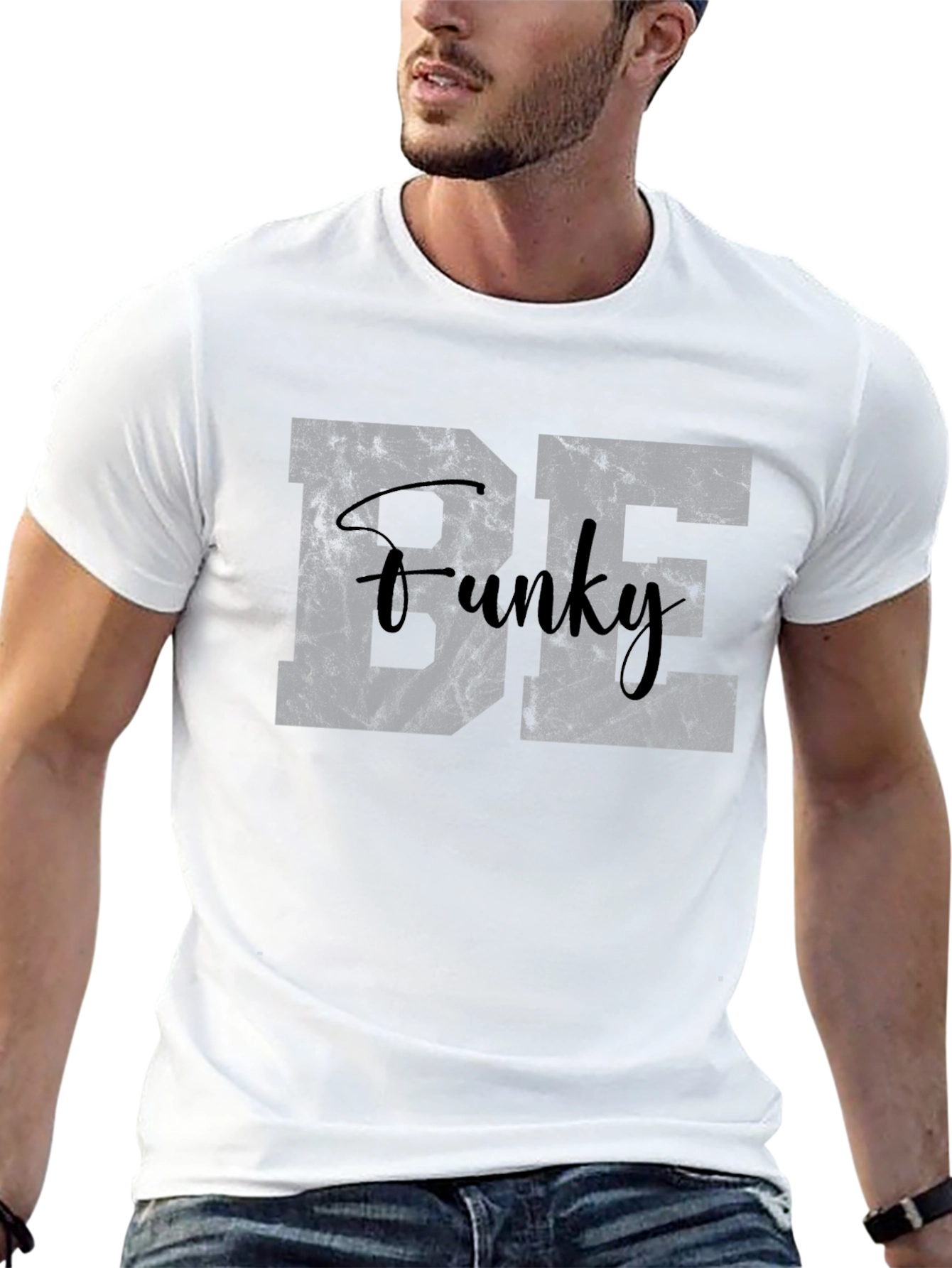 Be Funky Graphic T-Shirt - Trendy Casual Wear