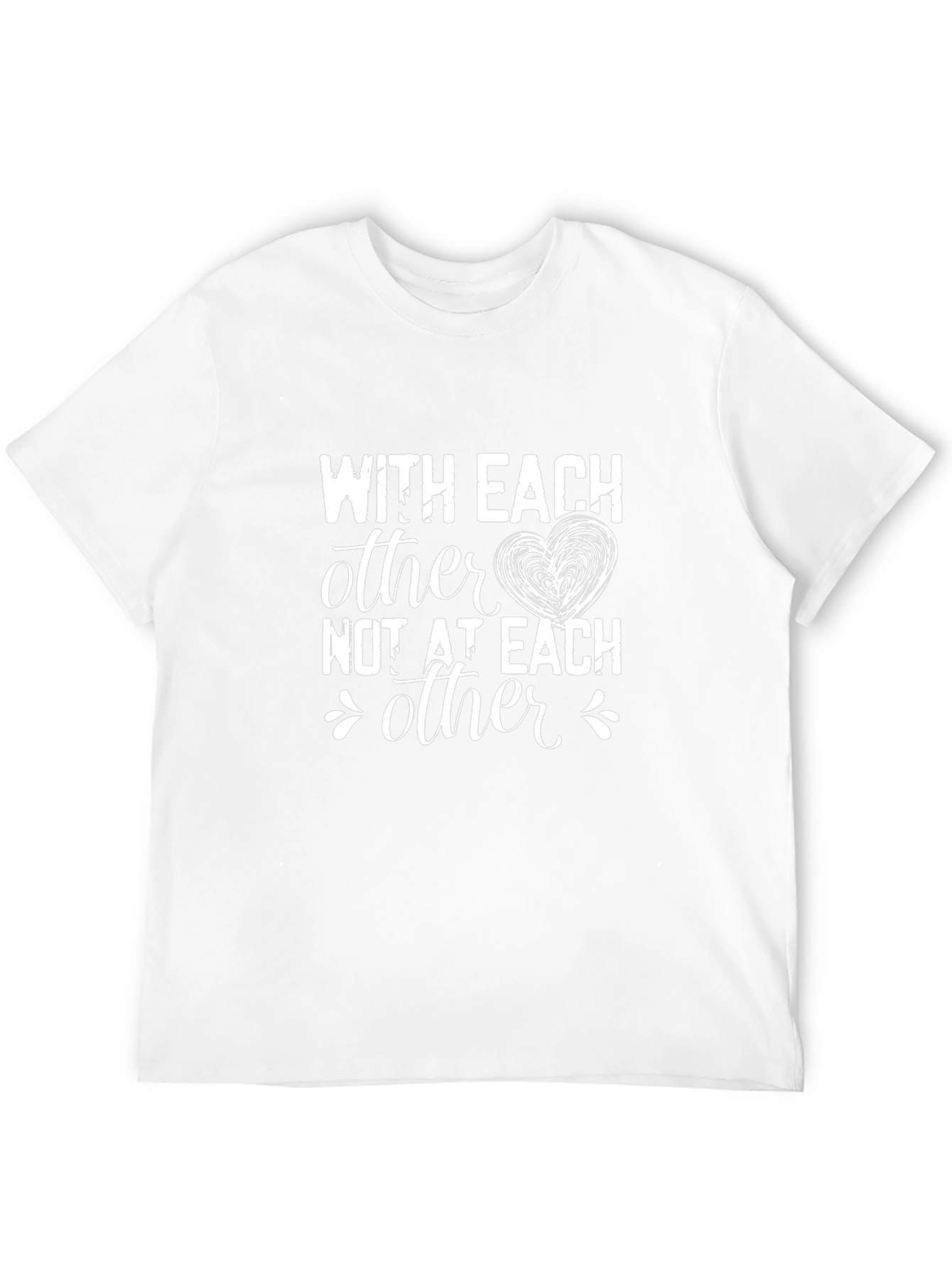 With Each Other Graphic Tee - Black Cotton