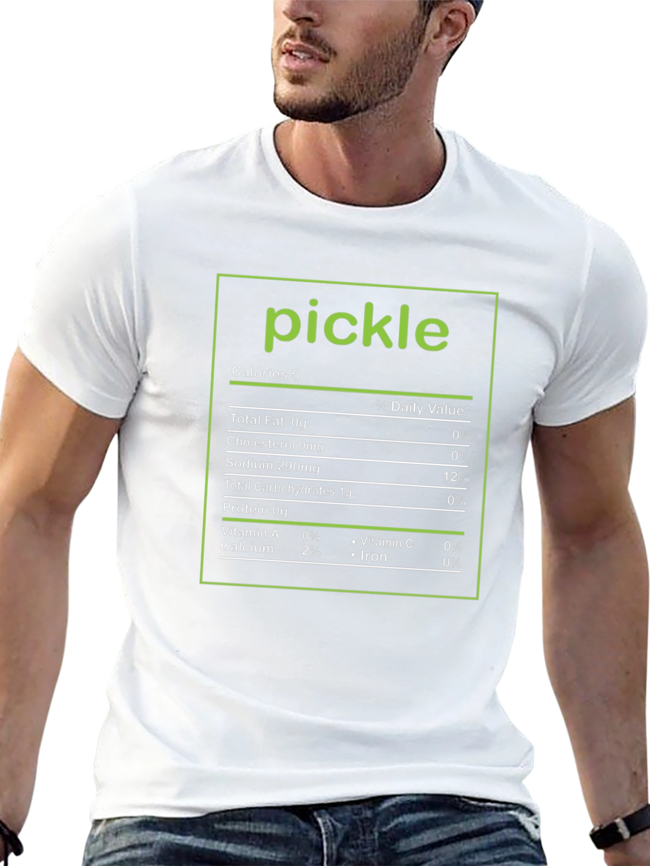 Pickle Nutrition Facts Novelty T-Shirt