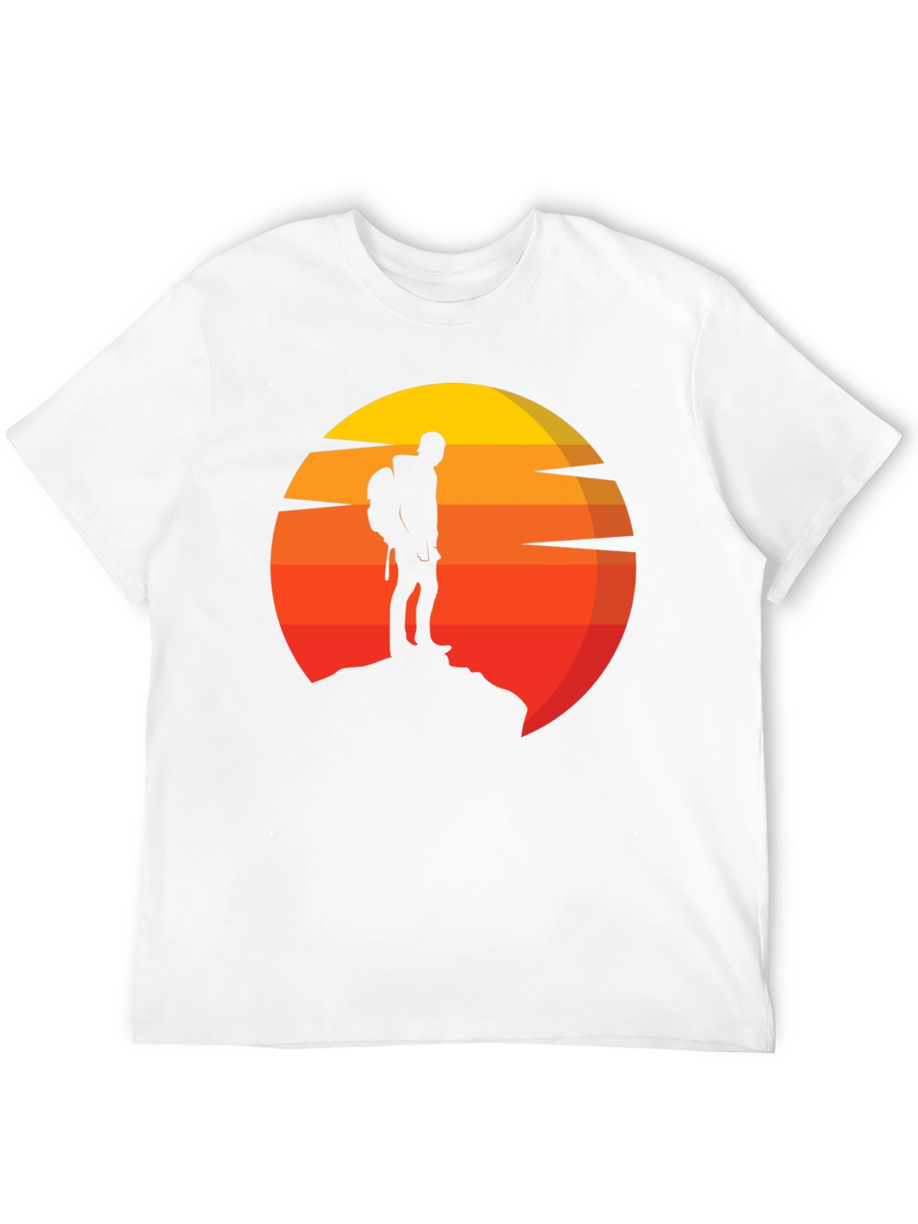 Sunset Hiker Graphic Tee - Adventure Ready!
