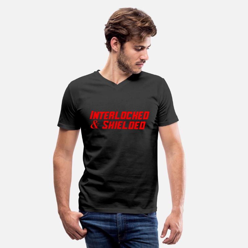 INTERLOCKED & SHIELDED - RED DESIGN