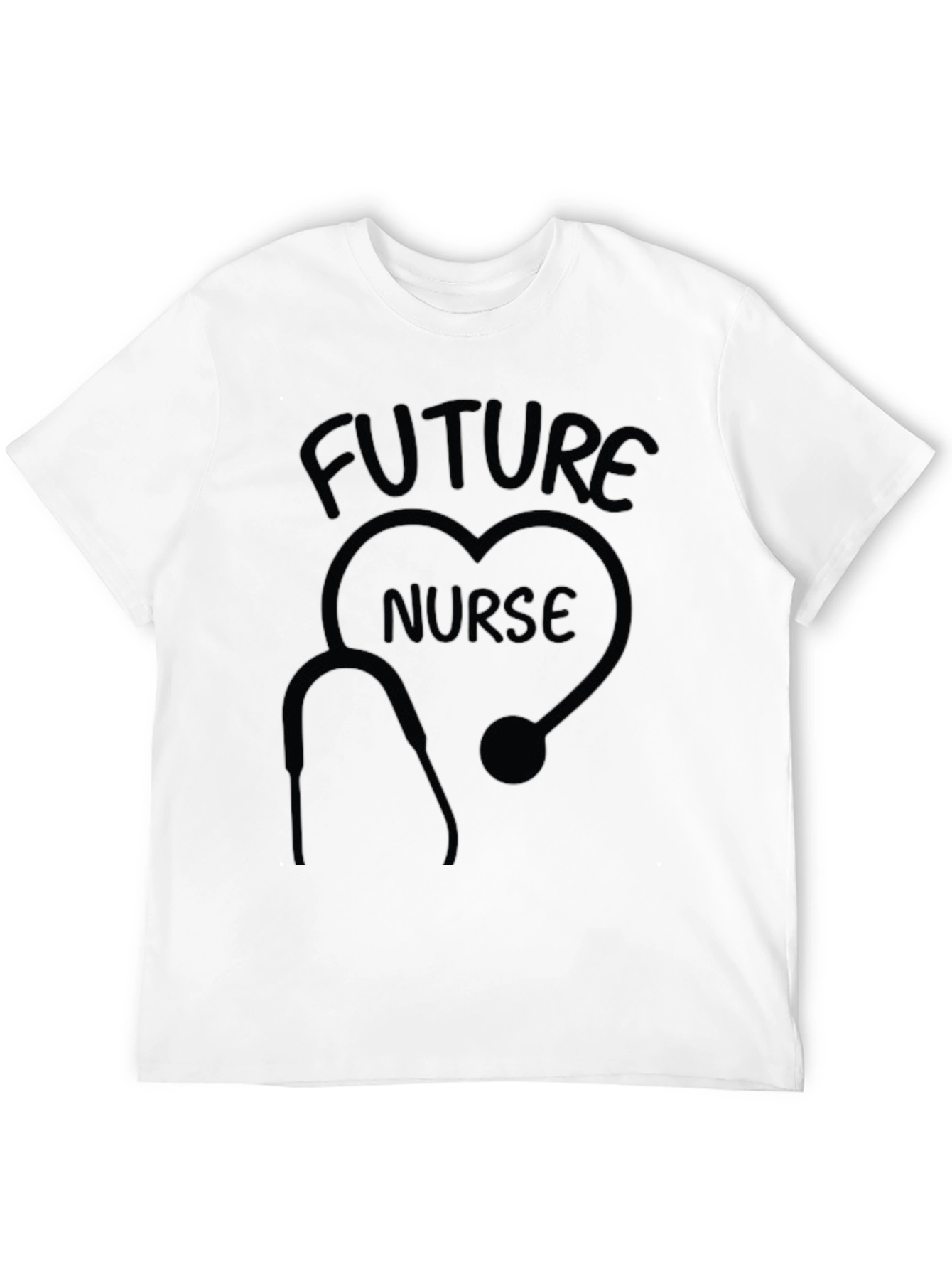 Future Nurse T-Shirt - Heart Stethoscope Design