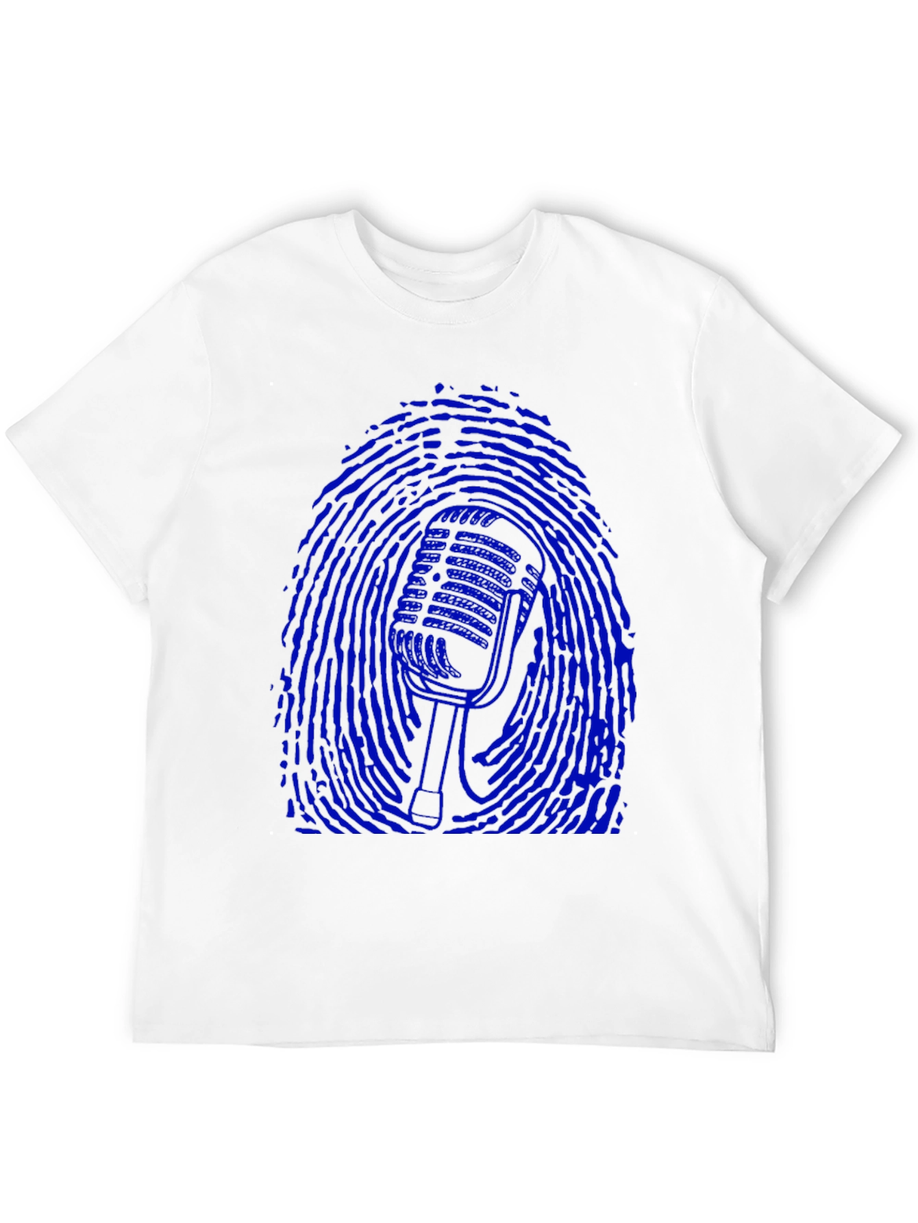 Blue Microphone Fingerprint T-Shirt