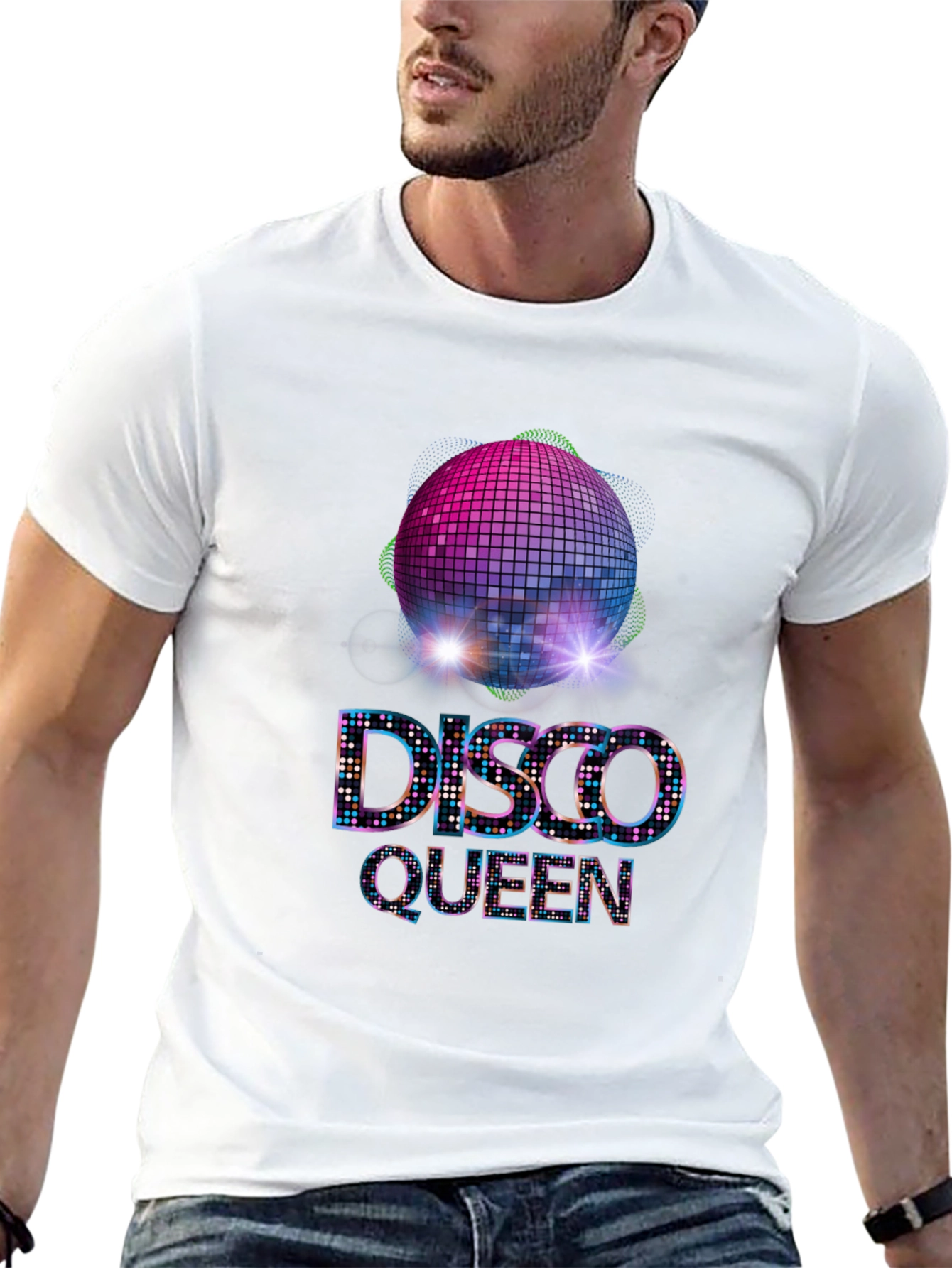 Disco Queen Graphic Tee - Party in Style!