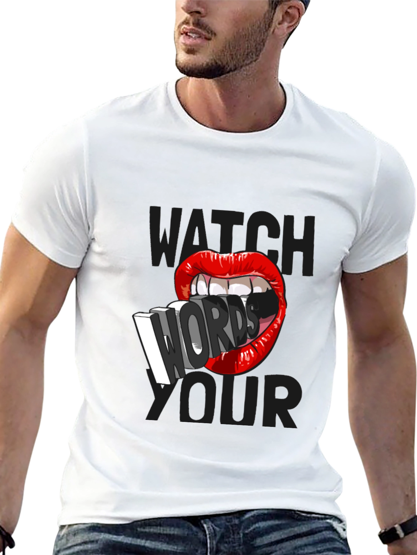 Watch Your Words Graphic Tee