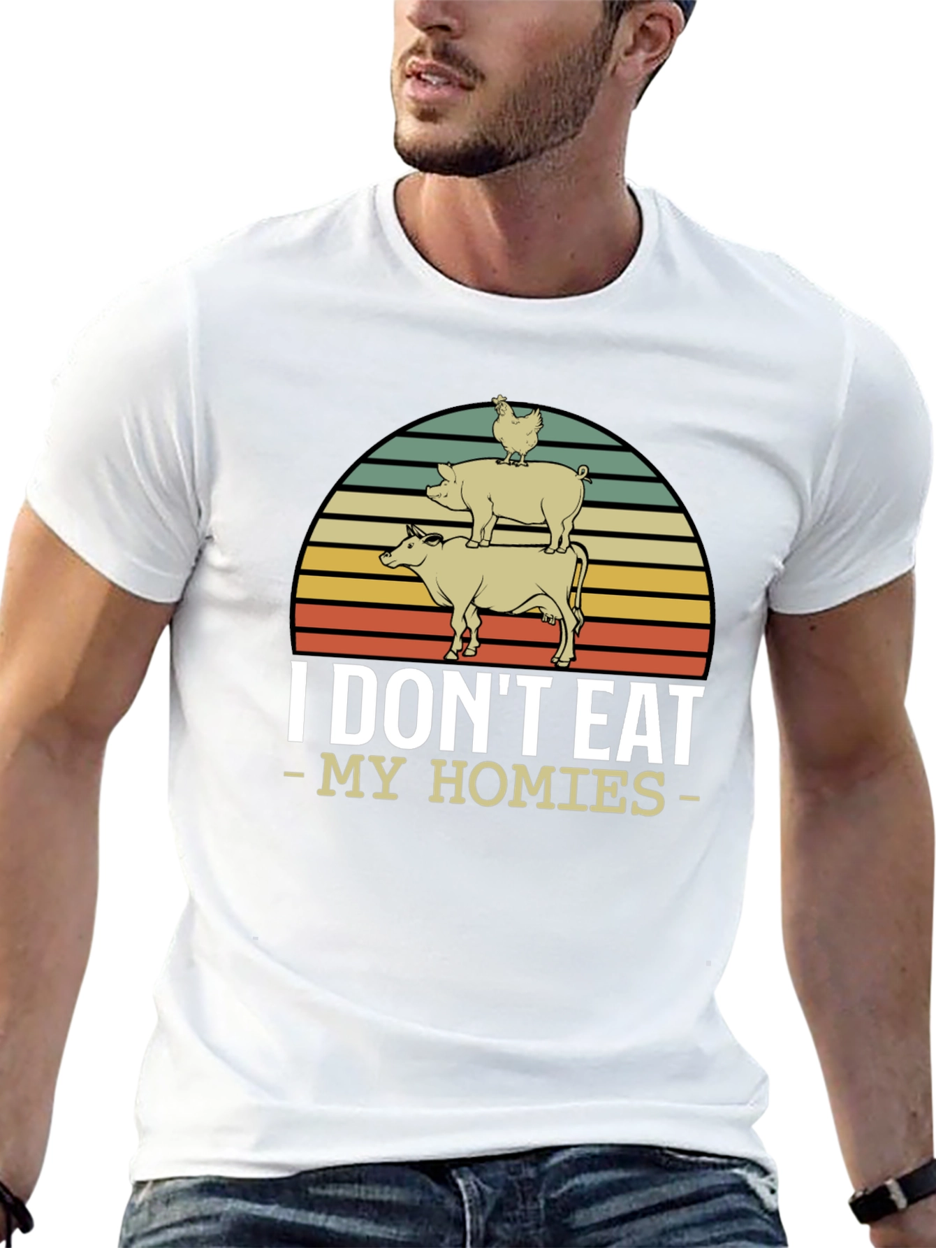 Vegan I Dont Eat My Homies T-Shirt