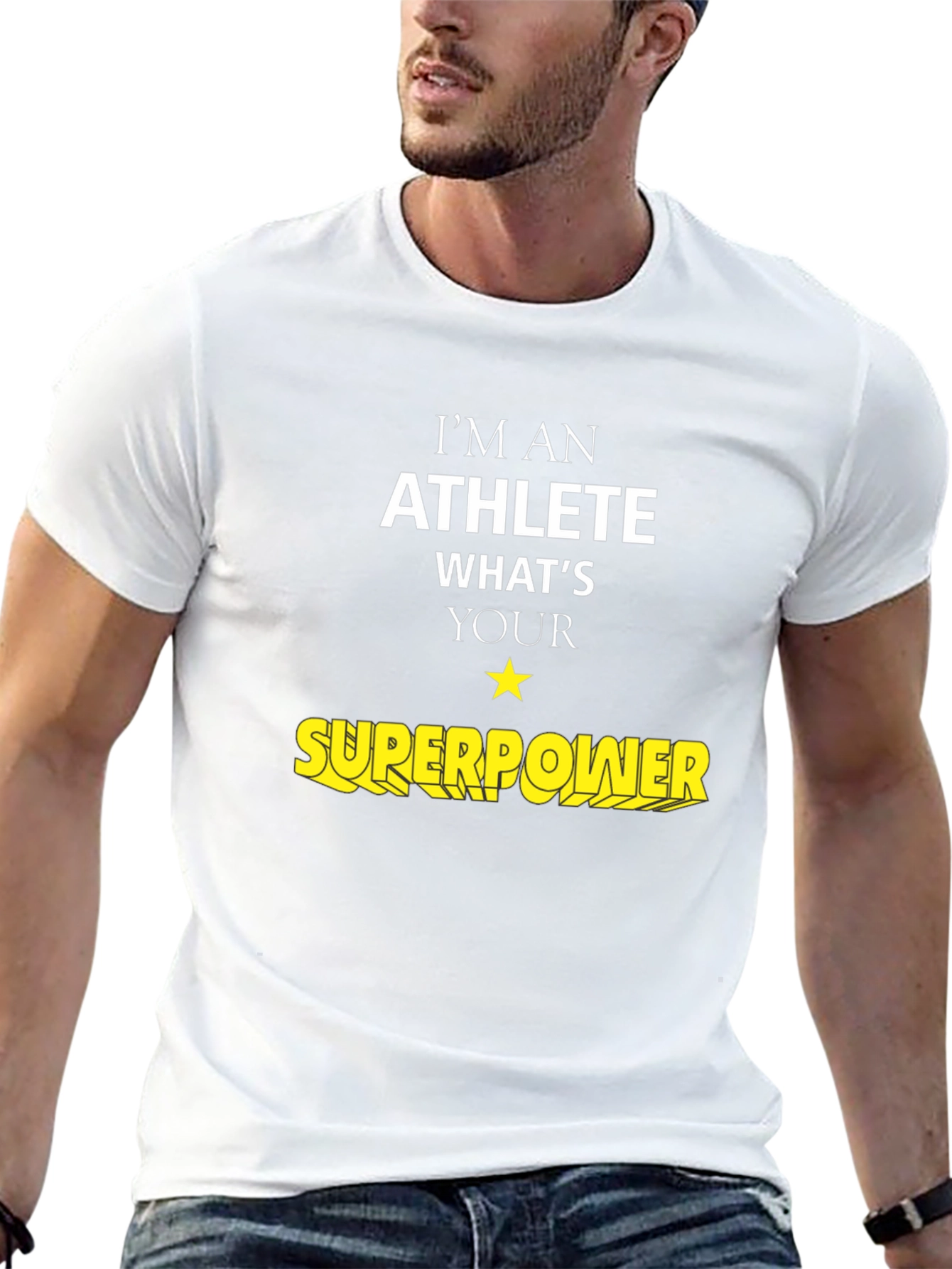 Athlete Superpower Graphic T-Shirt