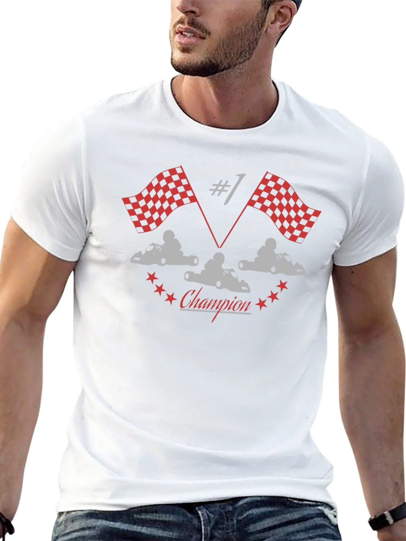 Champion #1 Kart Racing T-Shirt