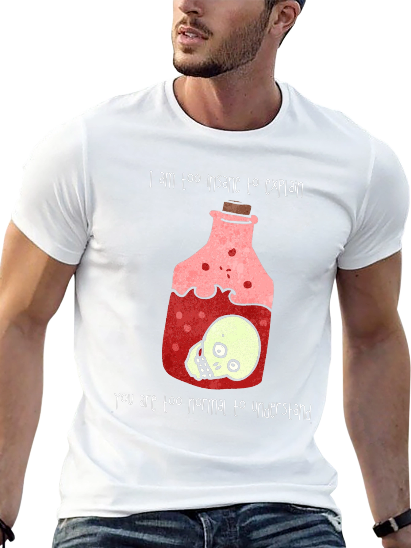 Insane Potion T-Shirt - Skull Design Tee