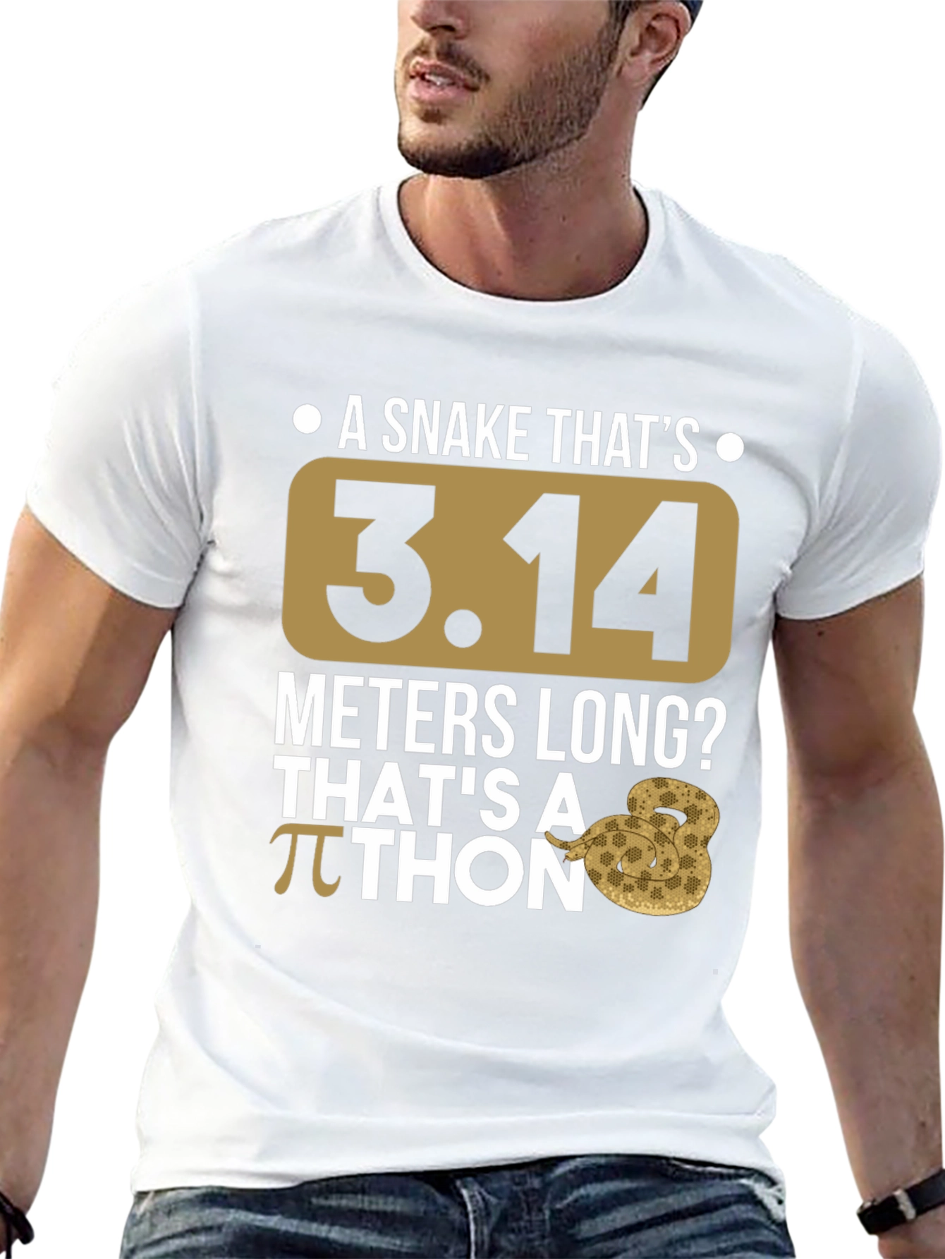 Pi Day Python T-Shirt - Funny Snake Graphic Tee
