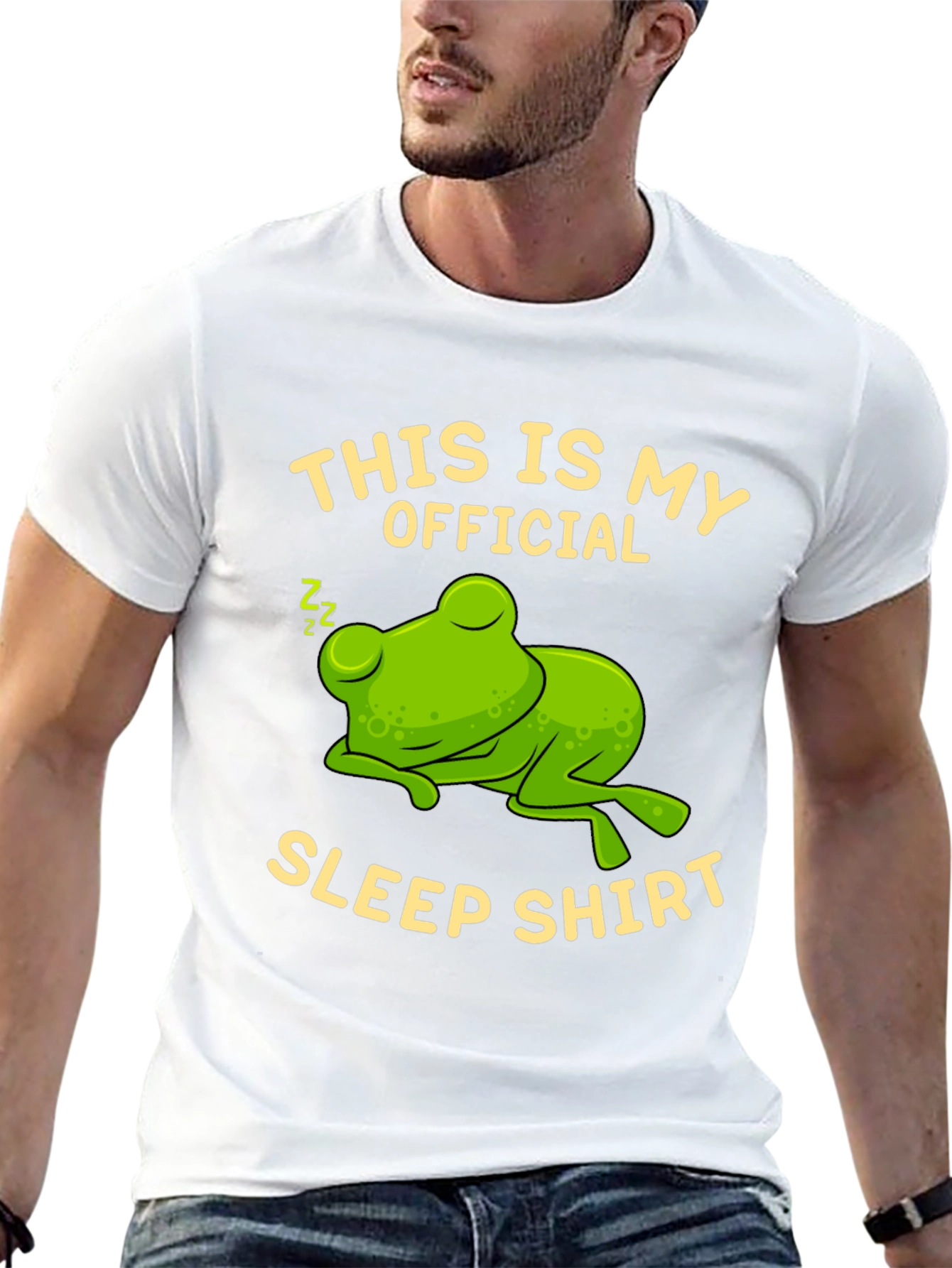 Funny Frog Sleep Shirt - Official Nap T-Shirt