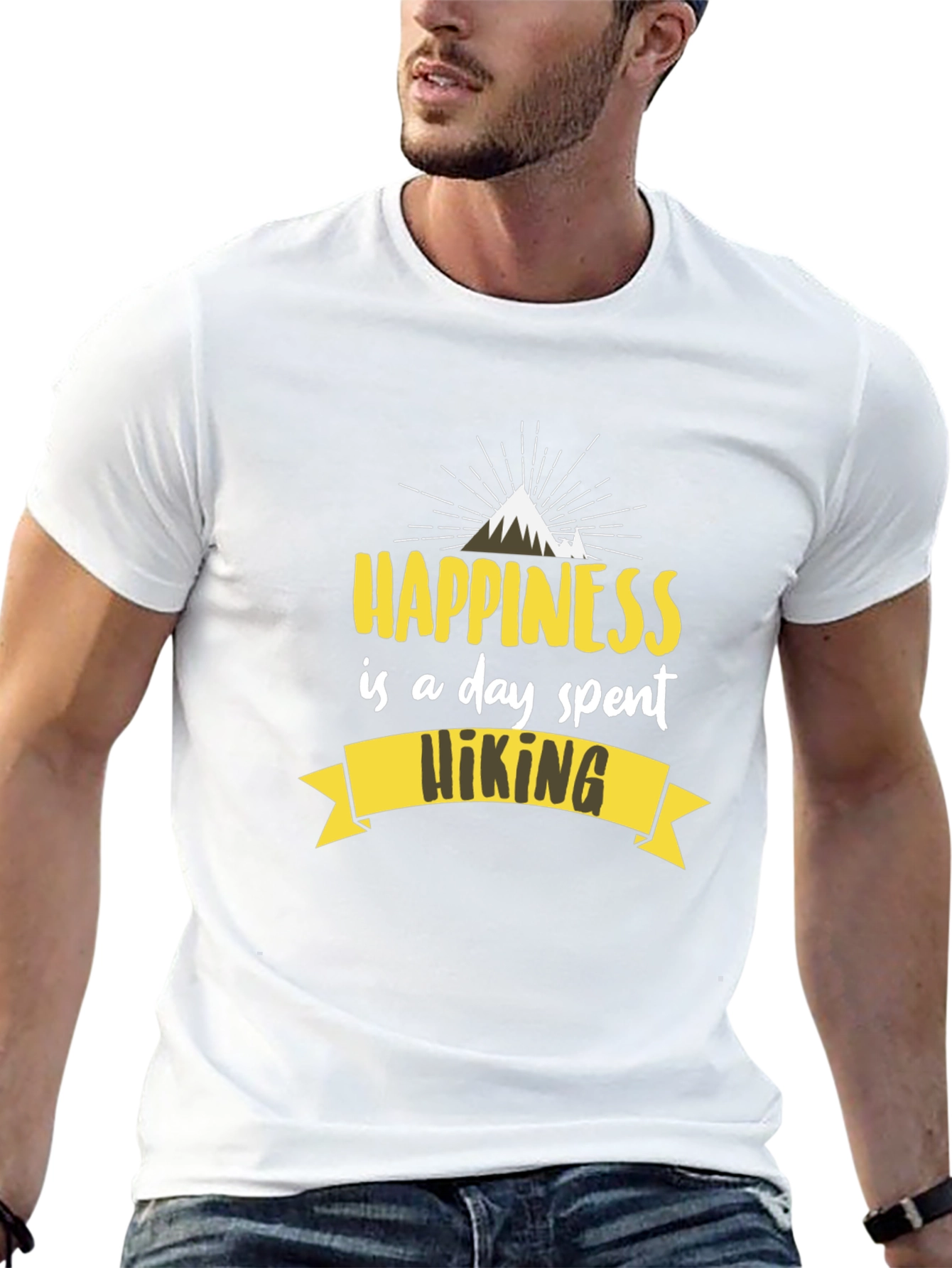 Hiking Happiness Graphic T-Shirt