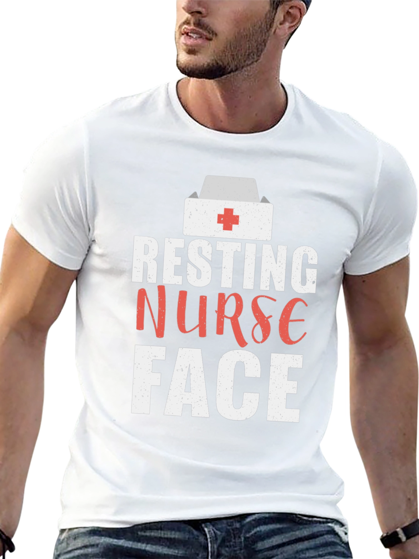 Resting Nurse Face Graphic Tee