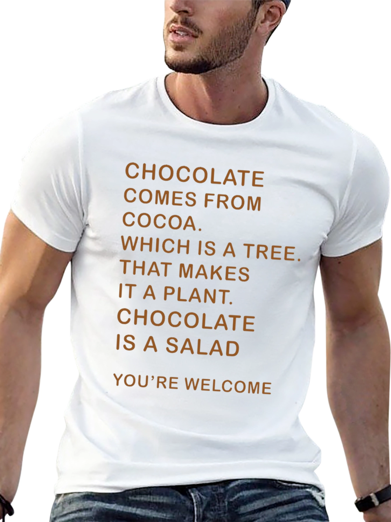 Chocolate Is A Salad Funny T-Shirt