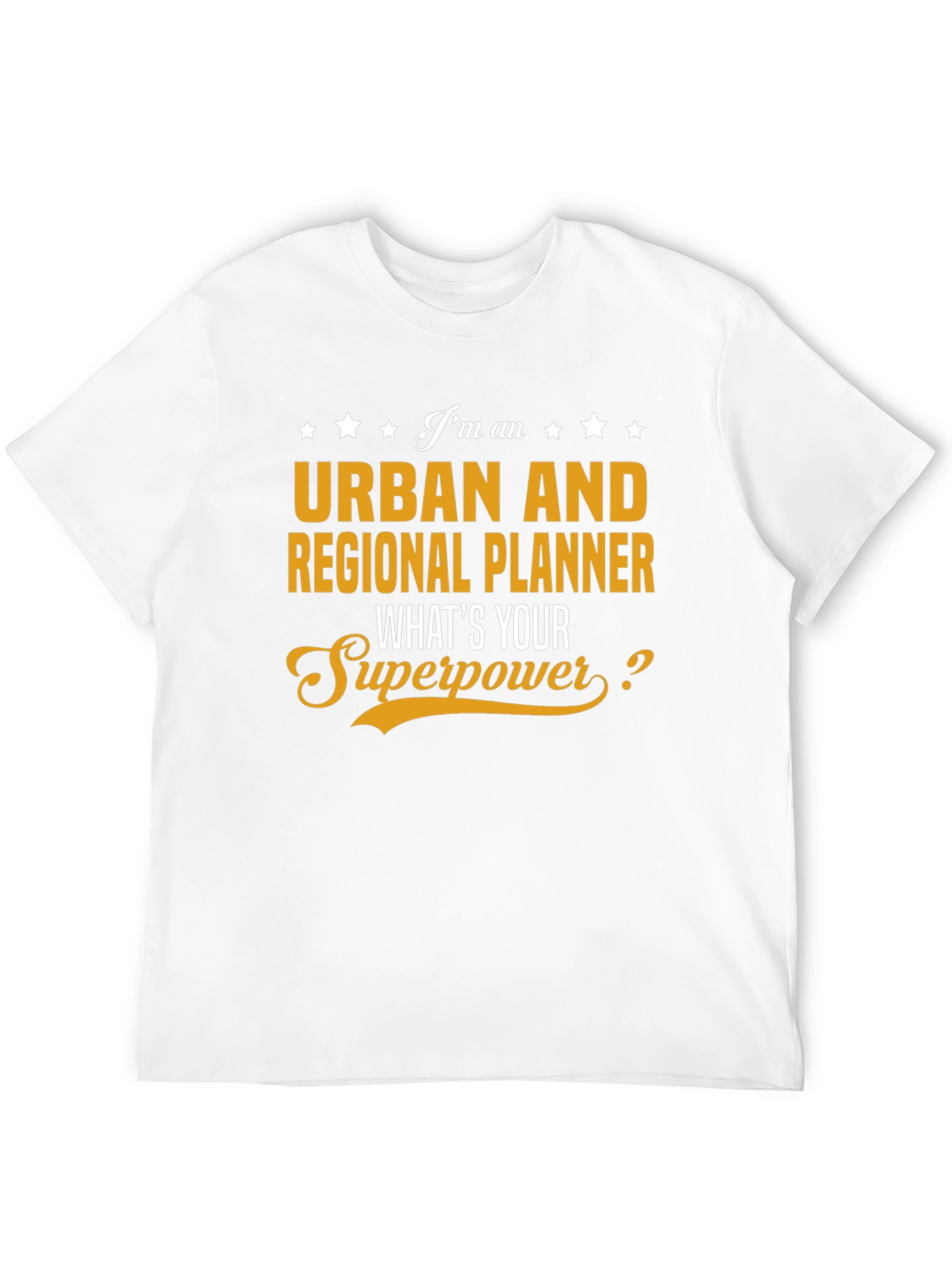 Urban Planner Superpower Black T-Shirt