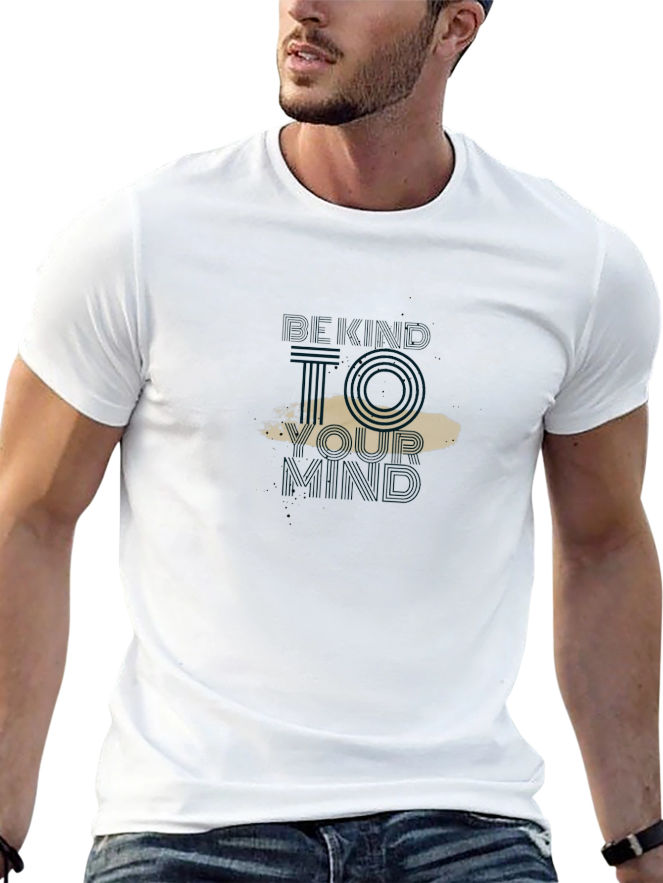 Black Graphic Tee - Bound To Your Mind Design