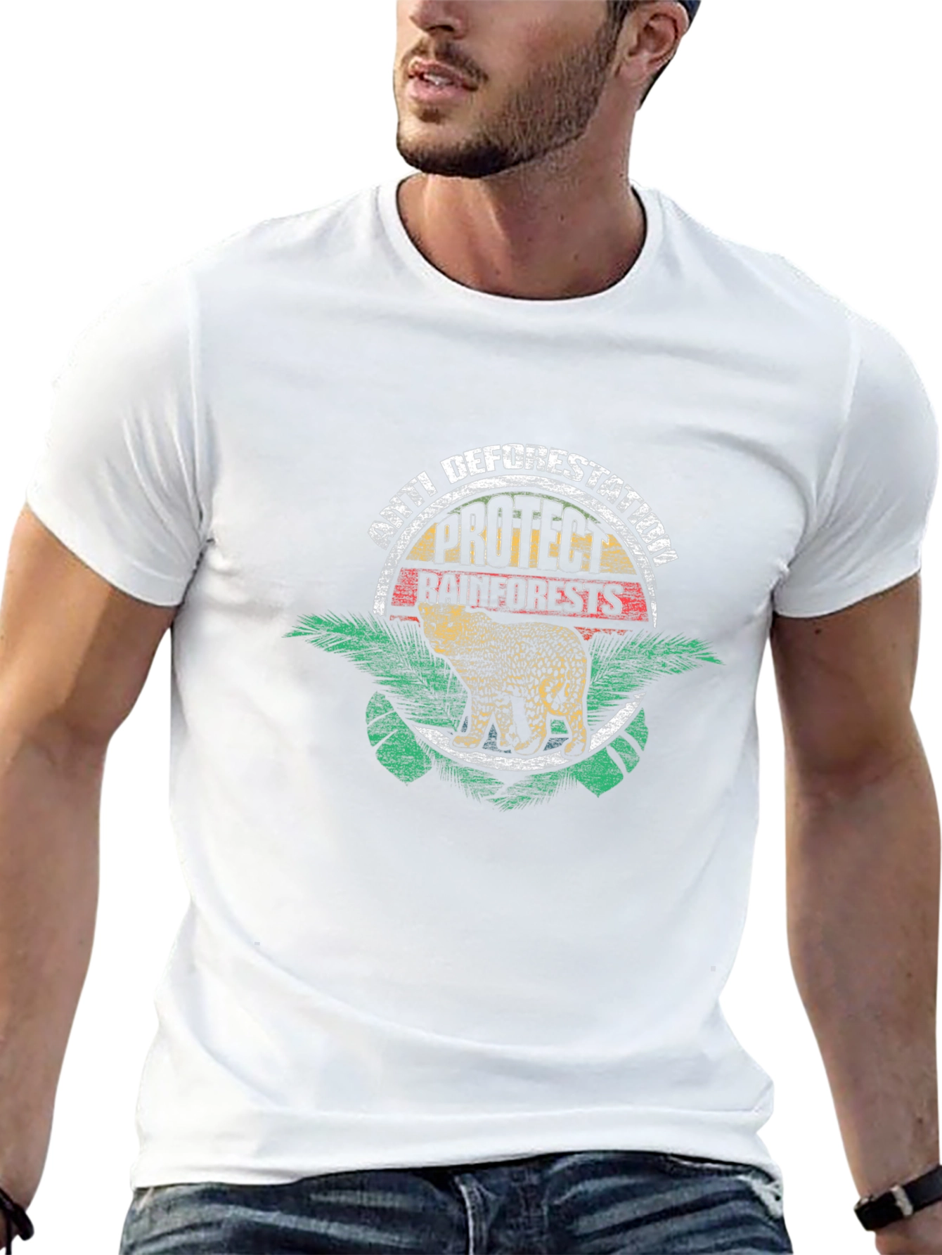 Protect Rainforests Graphic Tee - Anti-Deforestation T-Shirt