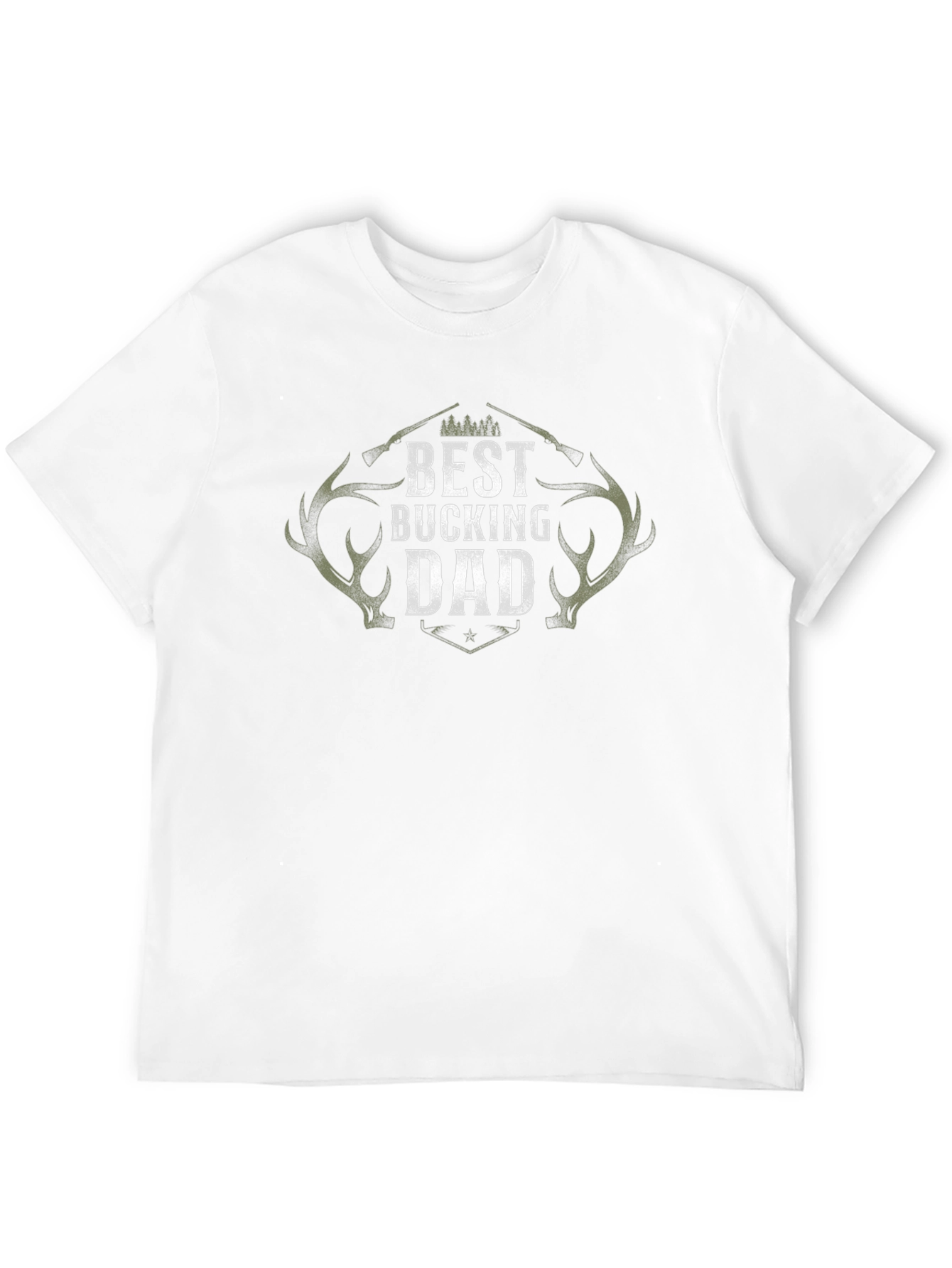Best Bucking Dad Graphic Tee - Hunting Apparel