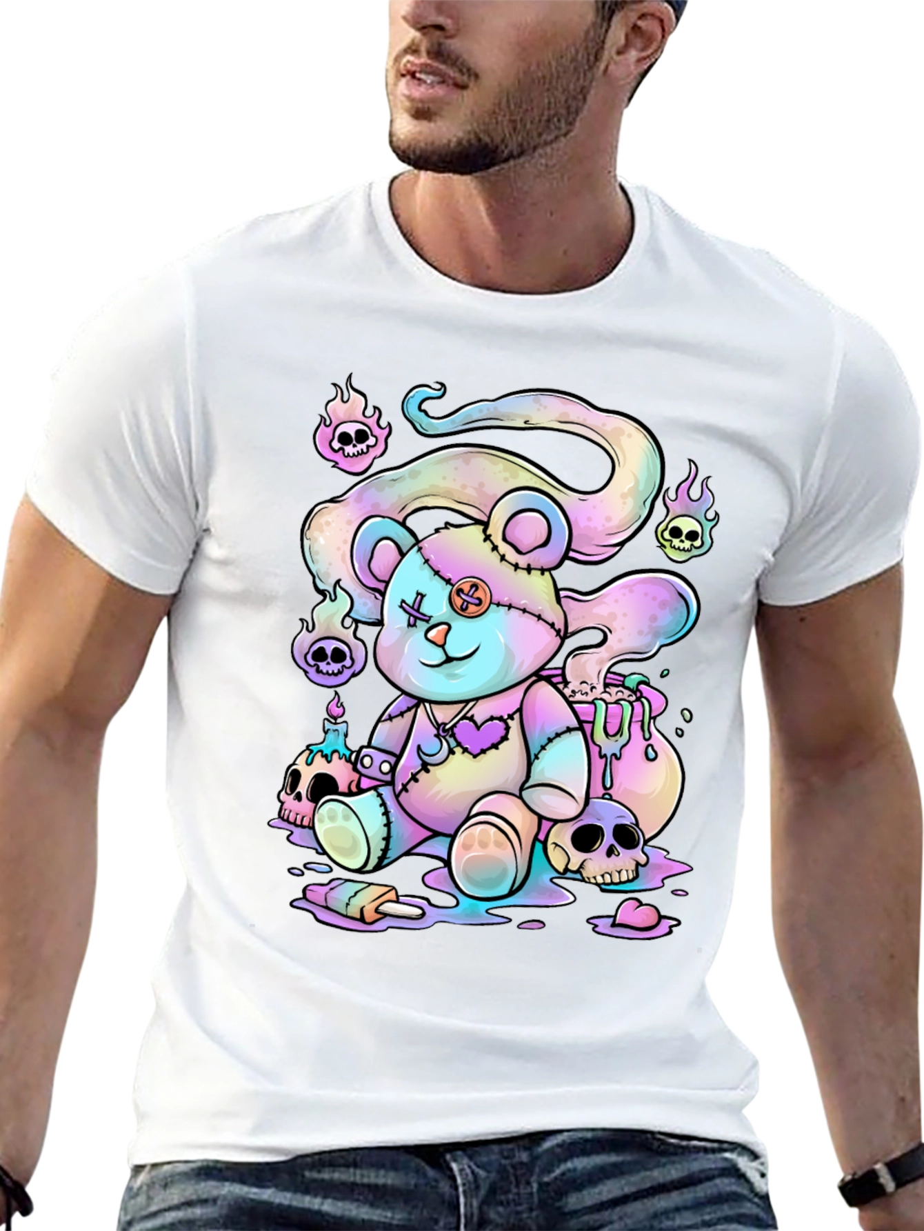 Gothic Teddy Bear T-Shirt