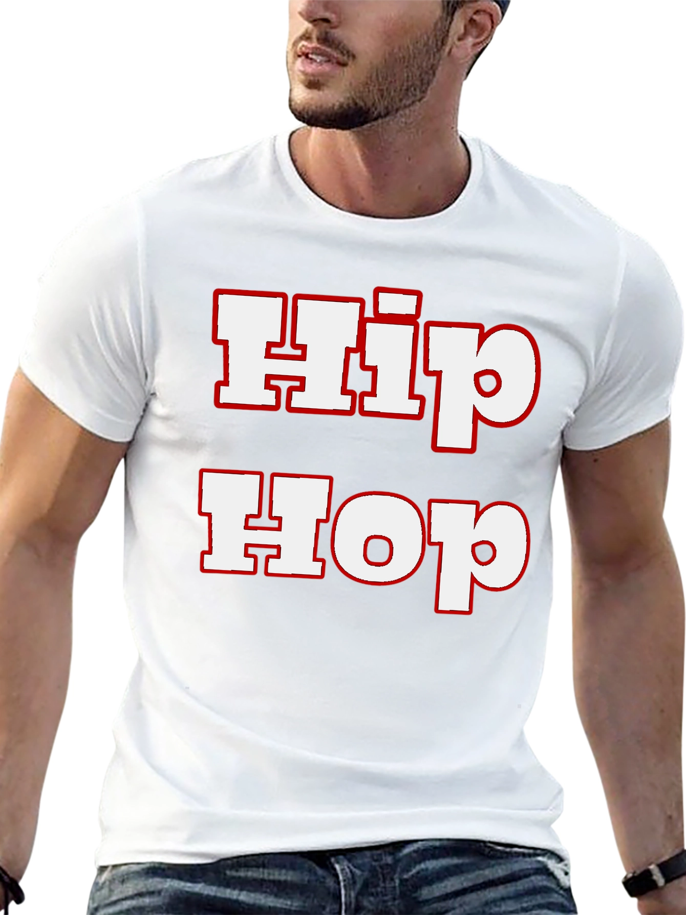 Hip Hop Graphic Tee - Bold Streetwear Style