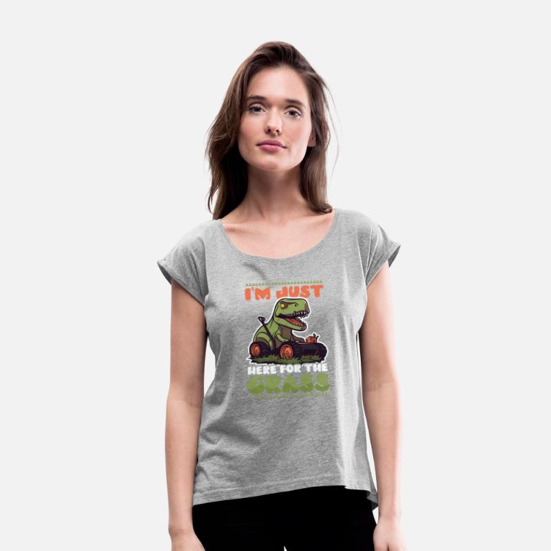Landscaper Gardening Here For Gras Dinosaur