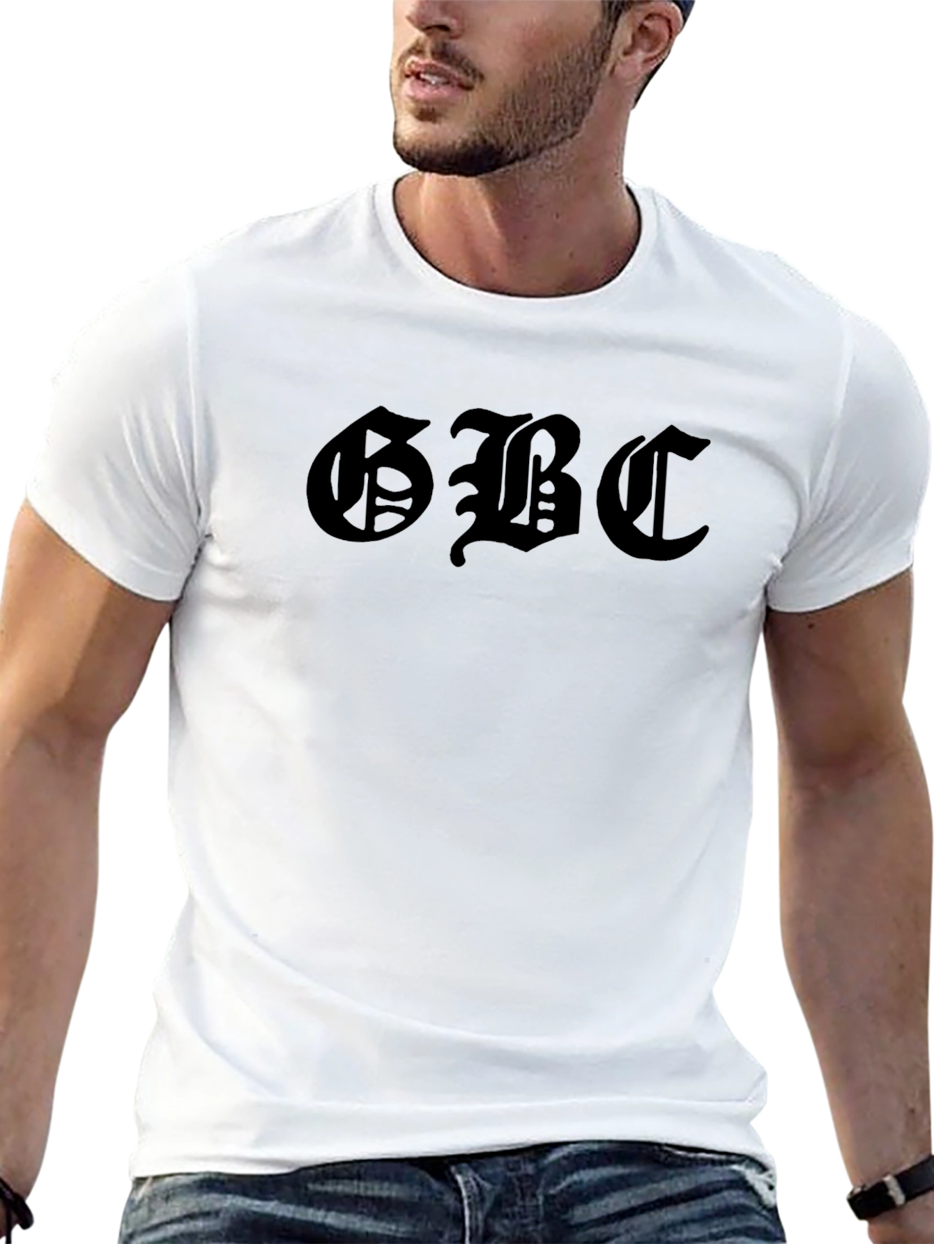 GBC Gothic Lettering Black T-Shirt