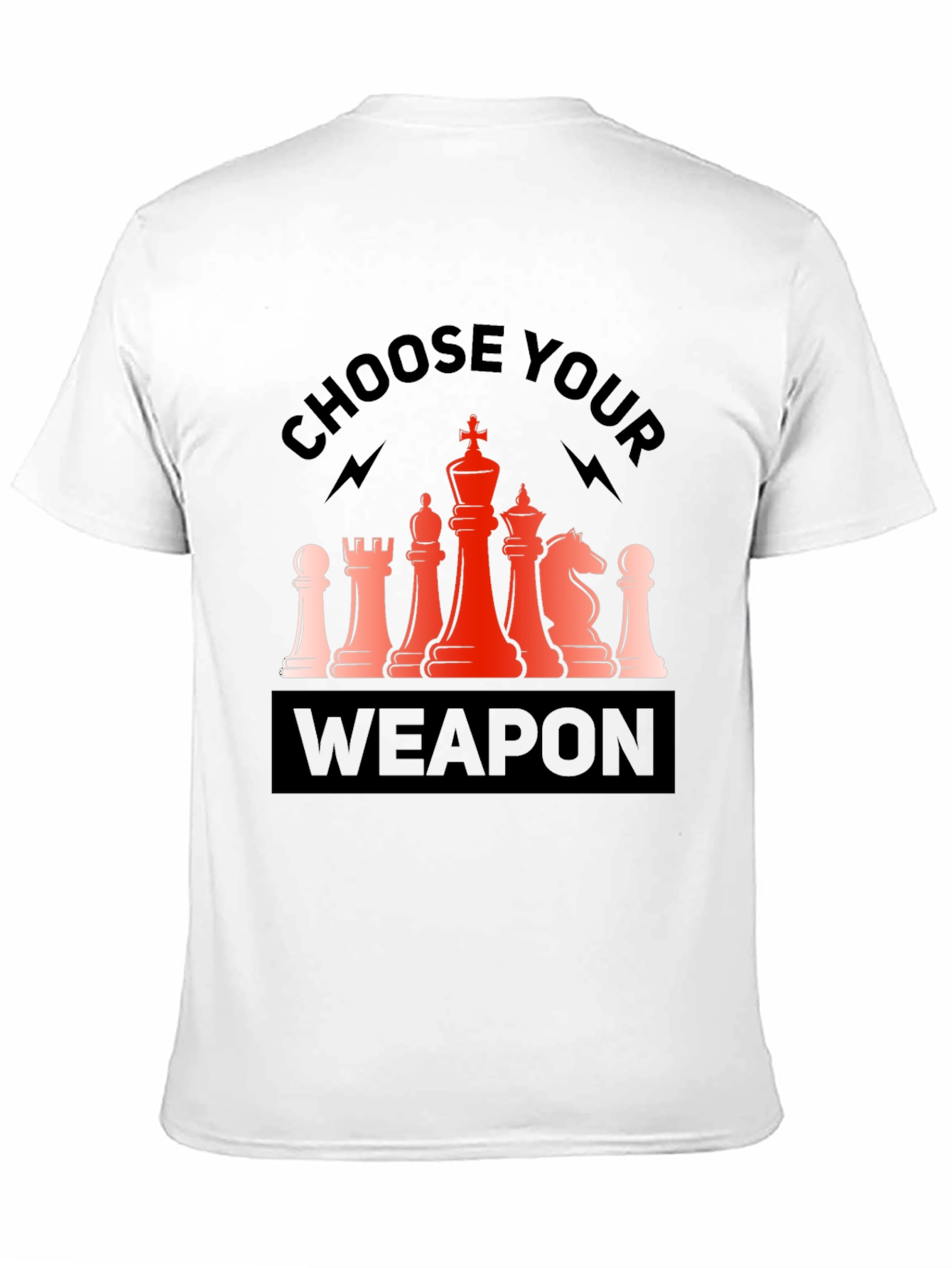 Choose Your Weapon Chess T-Shirt - Strategy Tee